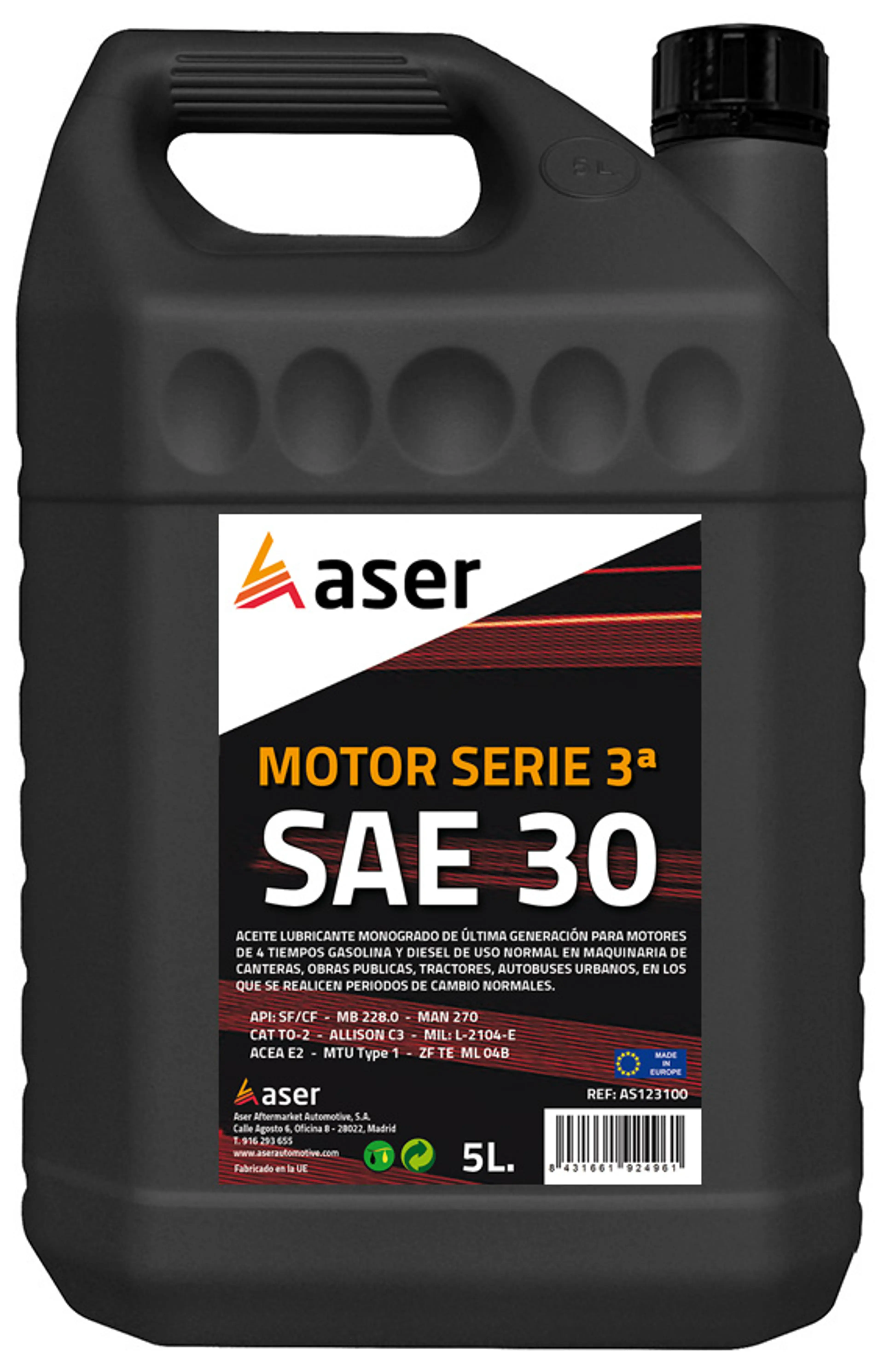 ASER SERIE-3ª SAE 30 -200L