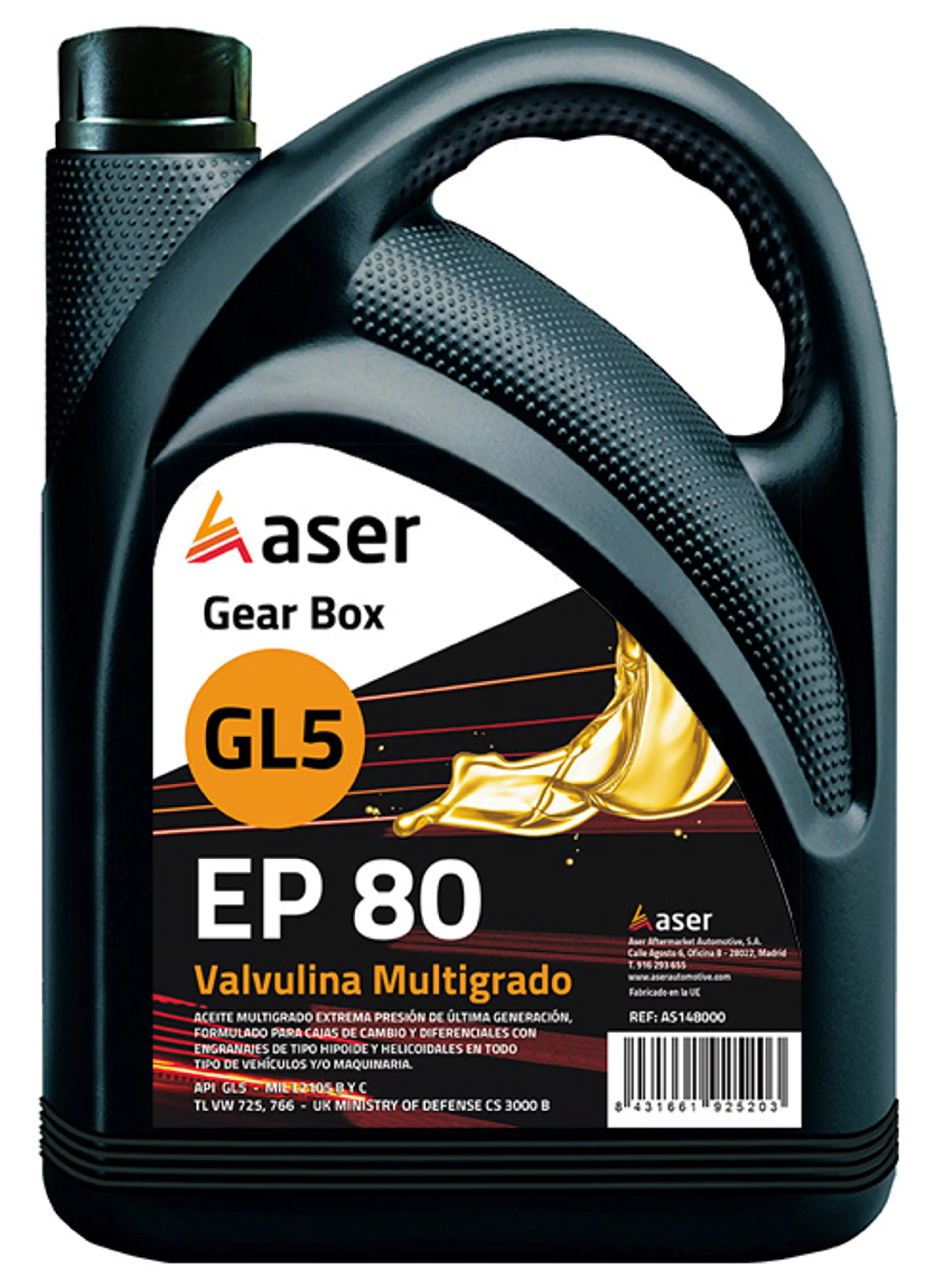 ASER VALV. EP 80 GL5 -1L