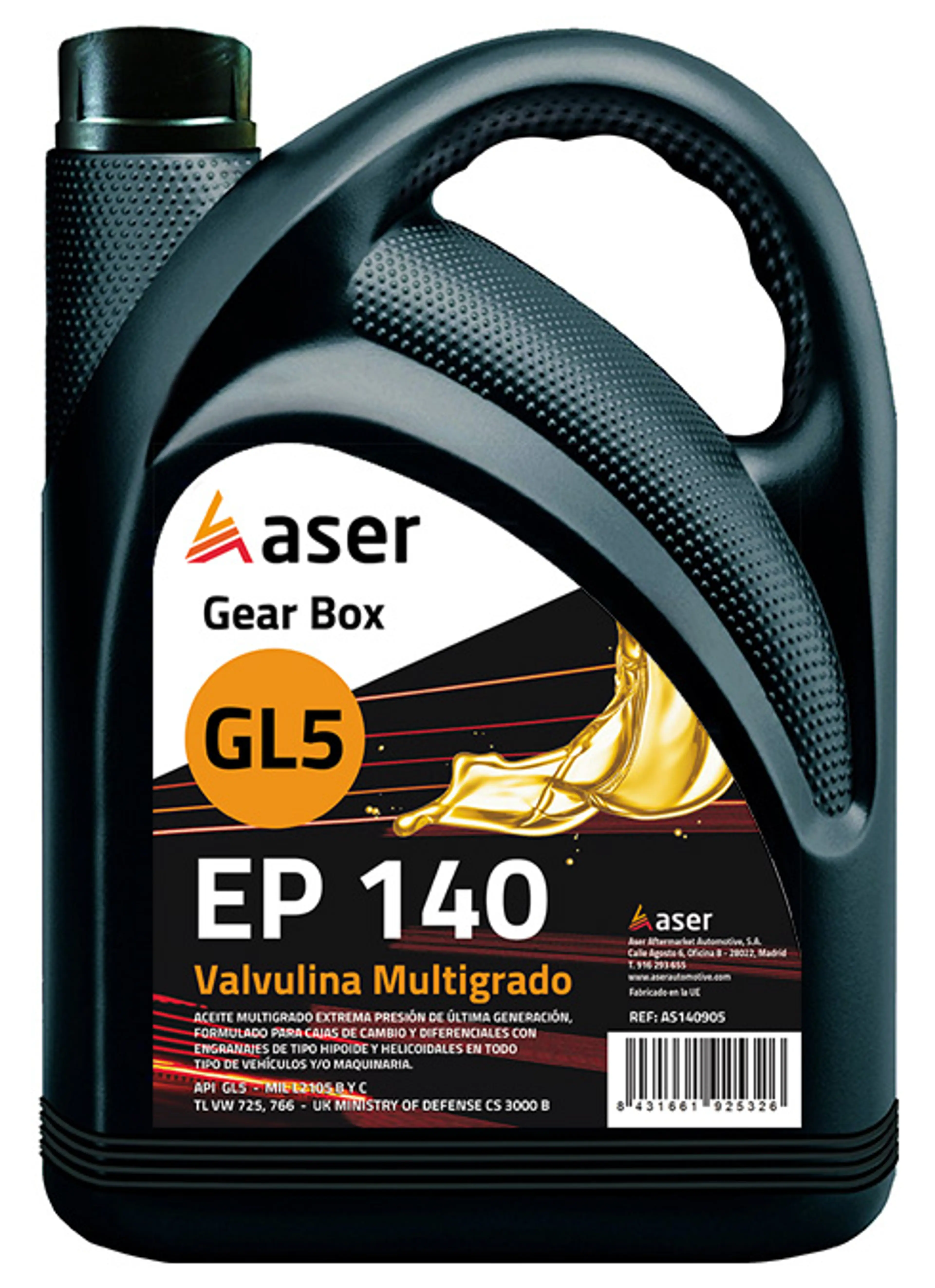 ASER VALV. EP 140 GL5 -5L
