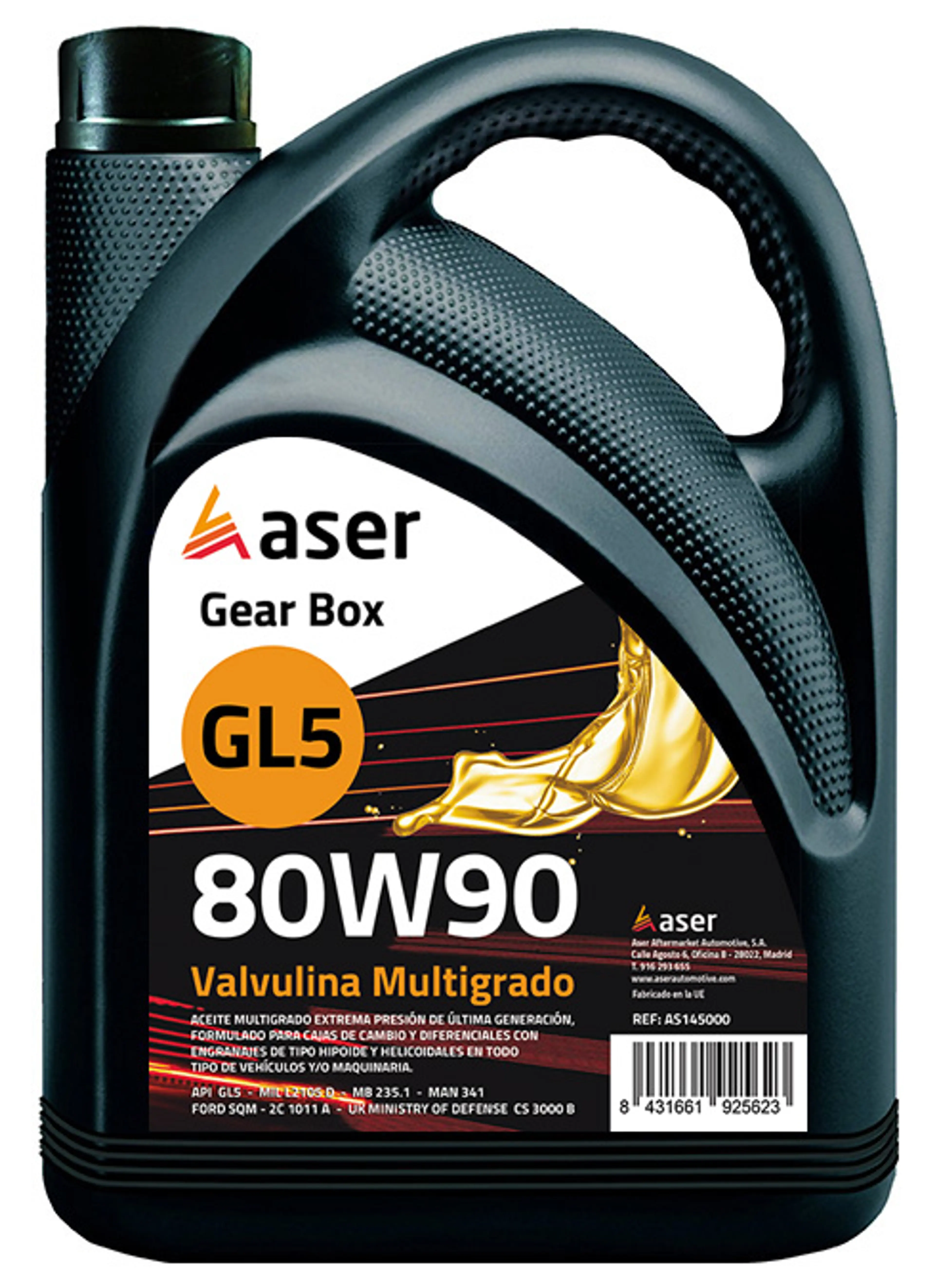 ASER VALV. 80W90 GL5 -200L