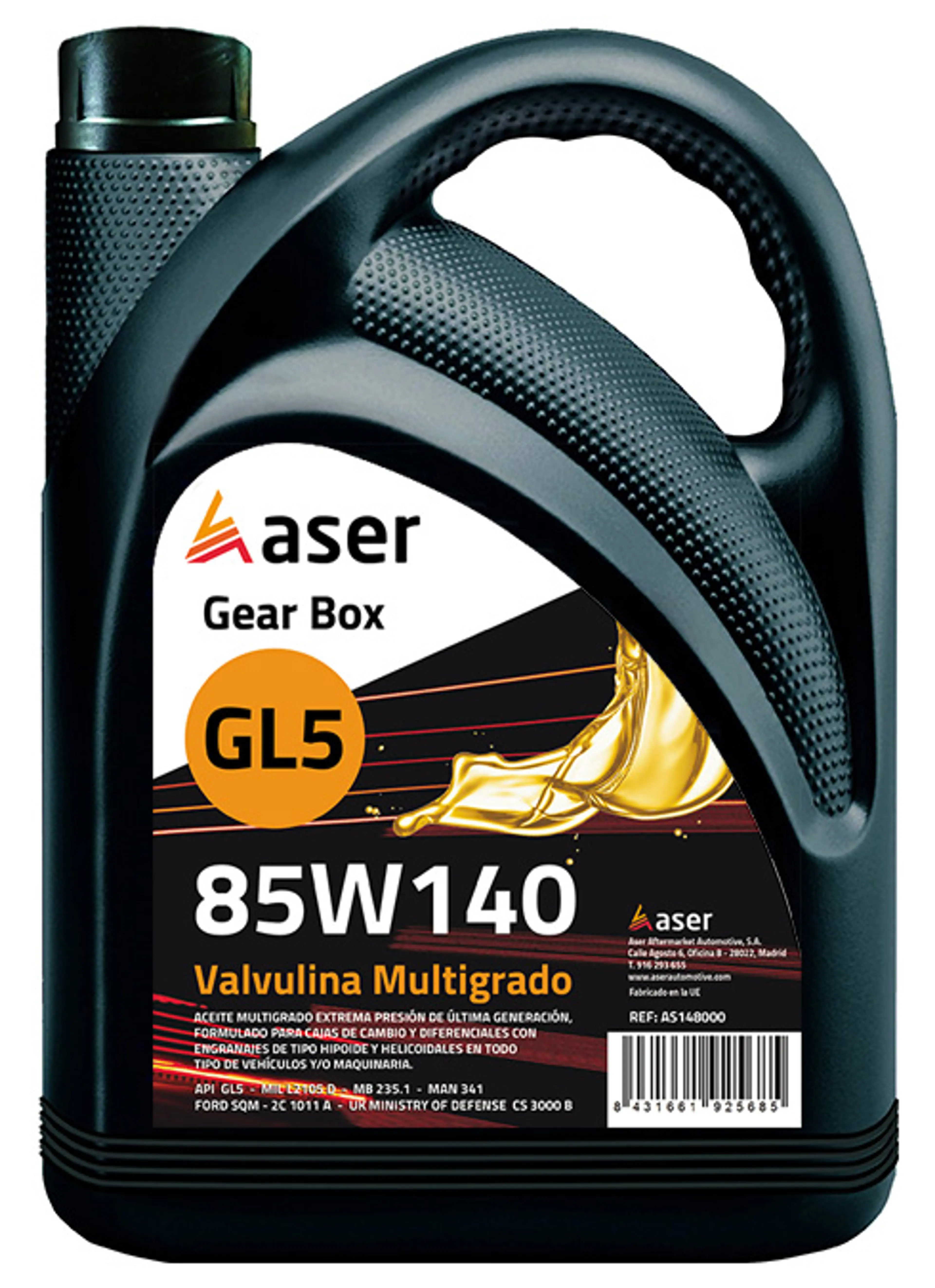 ASER VALV. 85W140 GL5 -50L