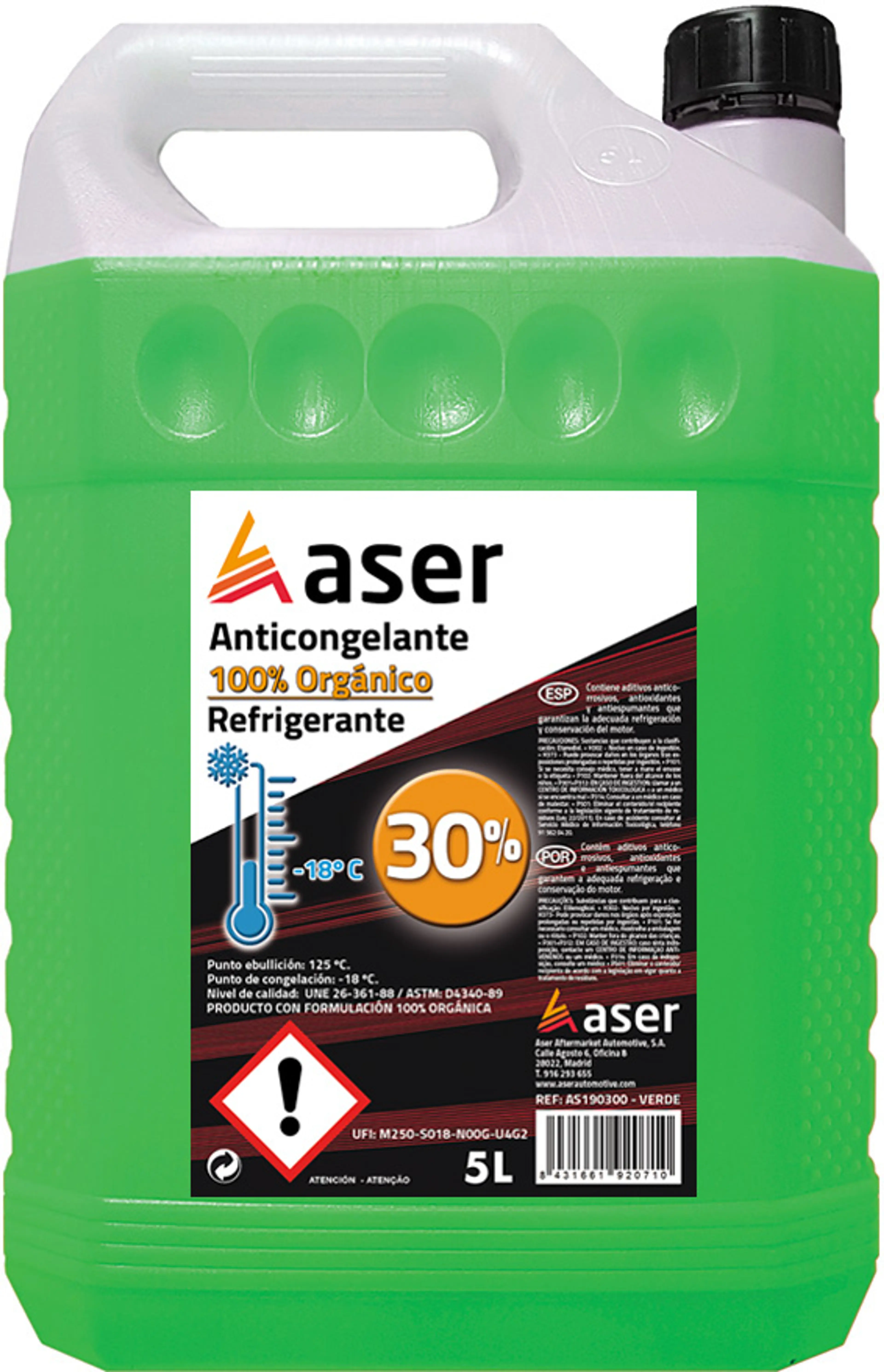 ASER ANTIC. 30% VERDE ORG. 5L