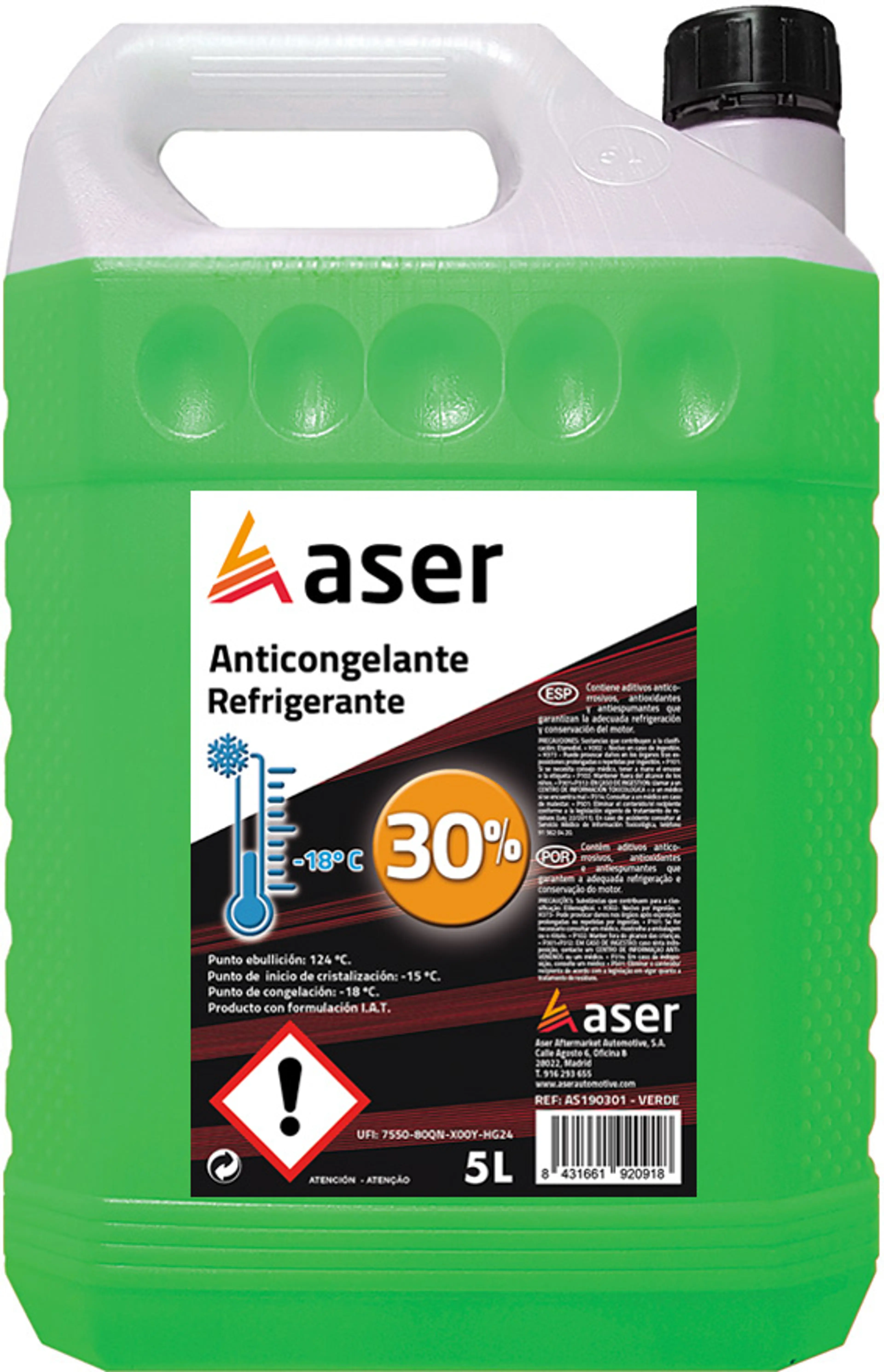 ASER ANTIC. 30% I.A.T. VERDE 5L