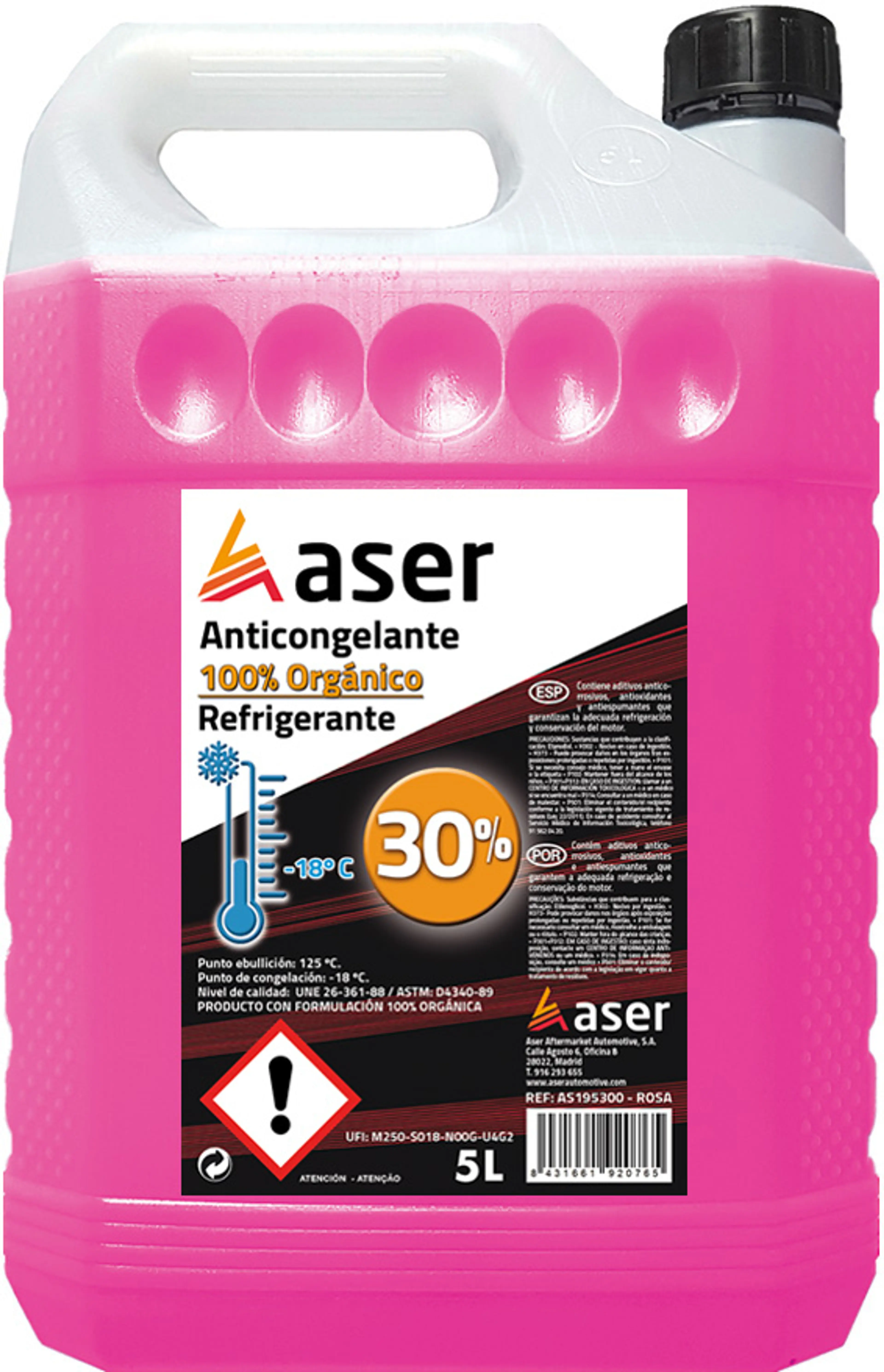 ASER ANTIC. 30% ROSA ORG. 5L