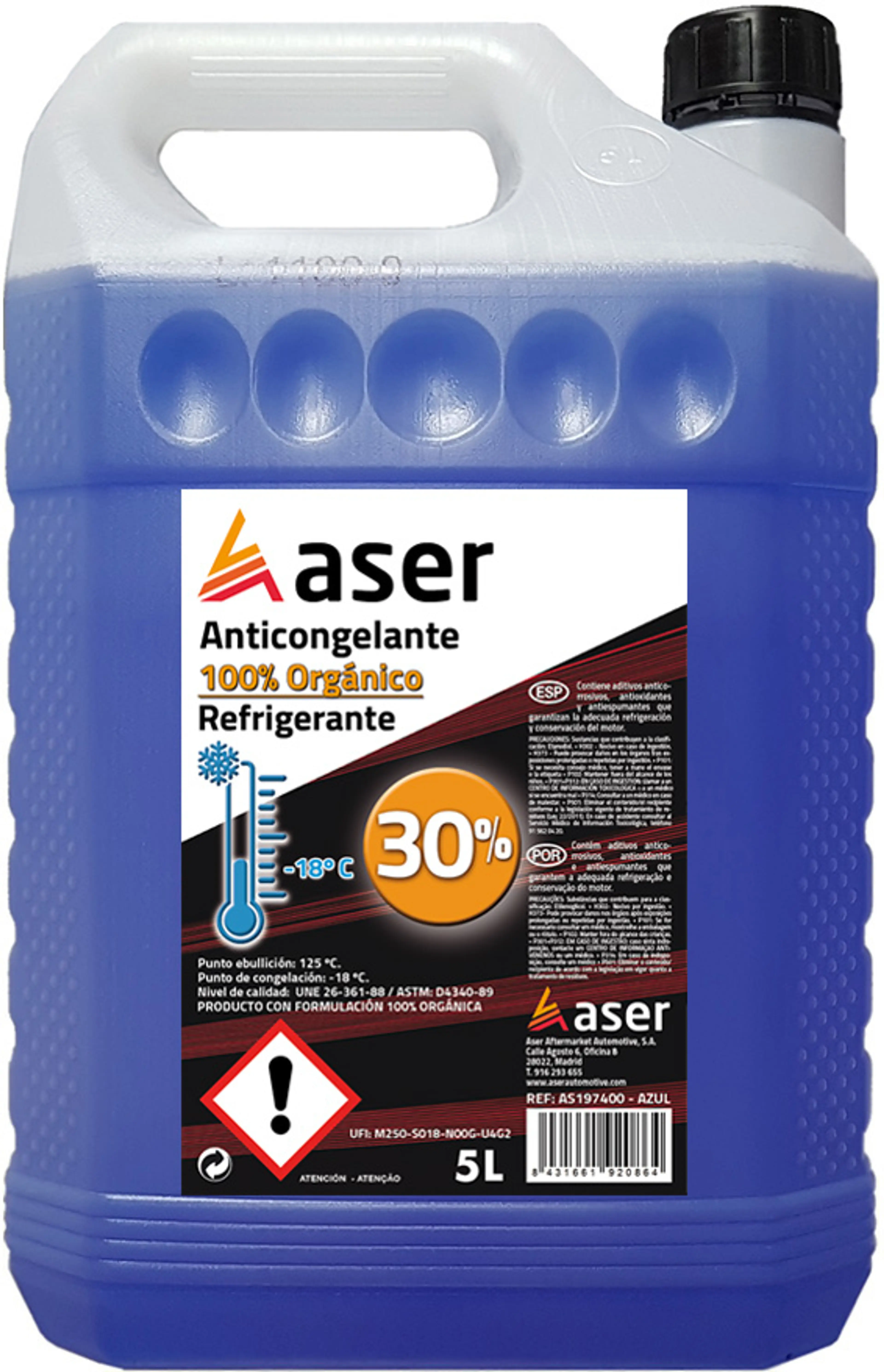 ASER ANTIC. 30% AZUL ORG. 5L