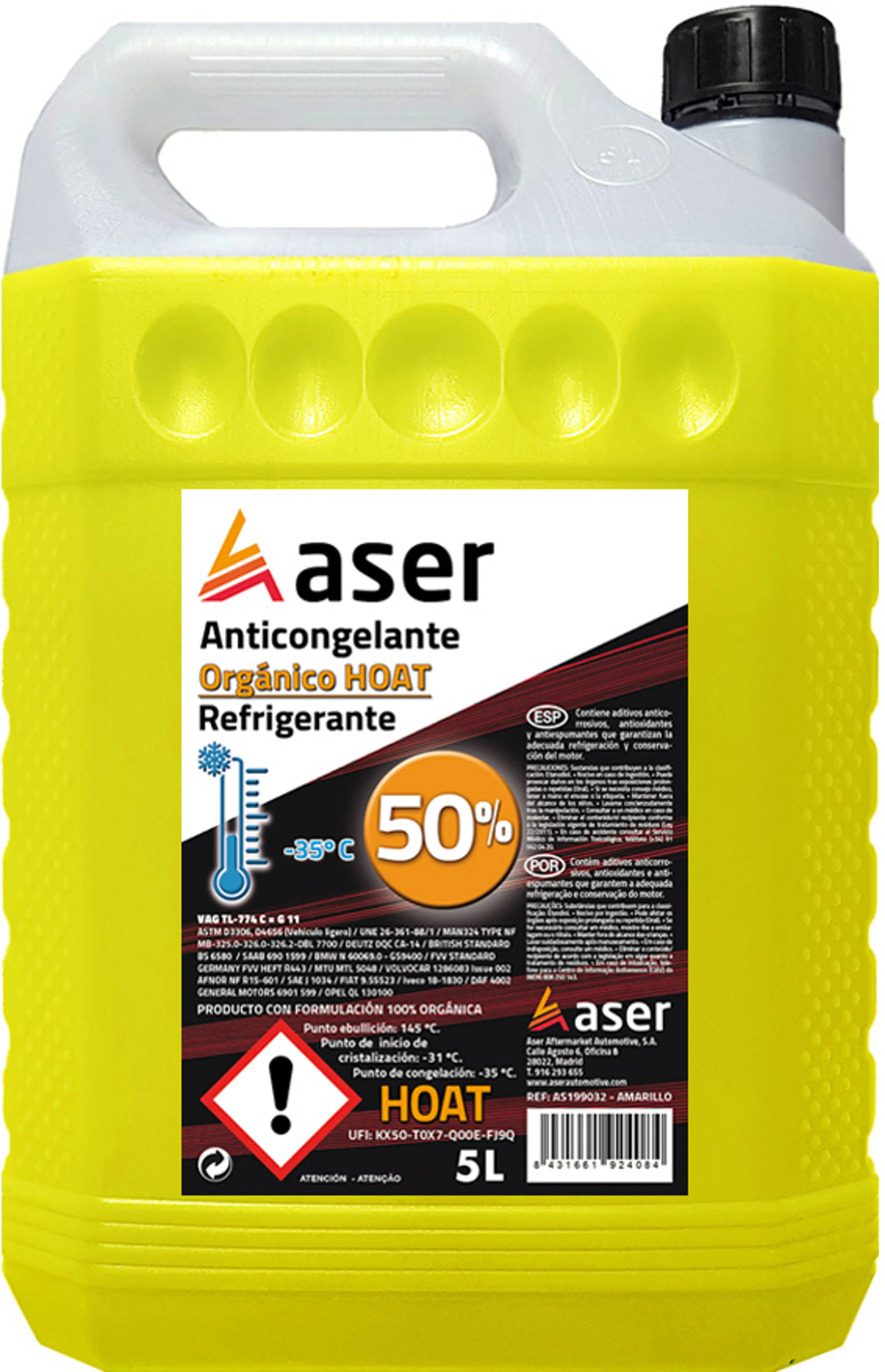 ASER ANTIC. 50% AMAR. ORG. HOAT 5L