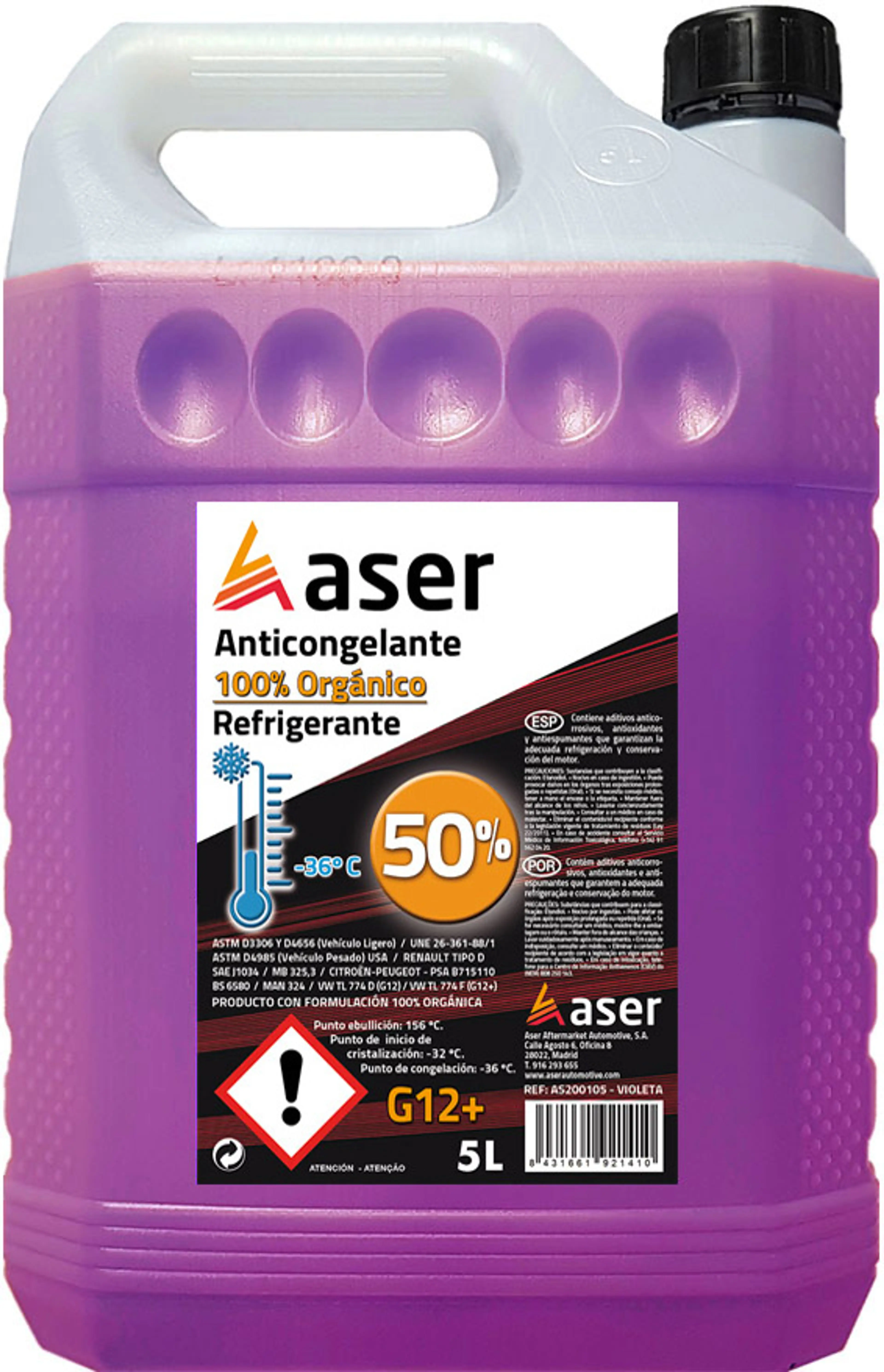 ASER ANTIC. 50% G12 VIOL. ORG. 5L