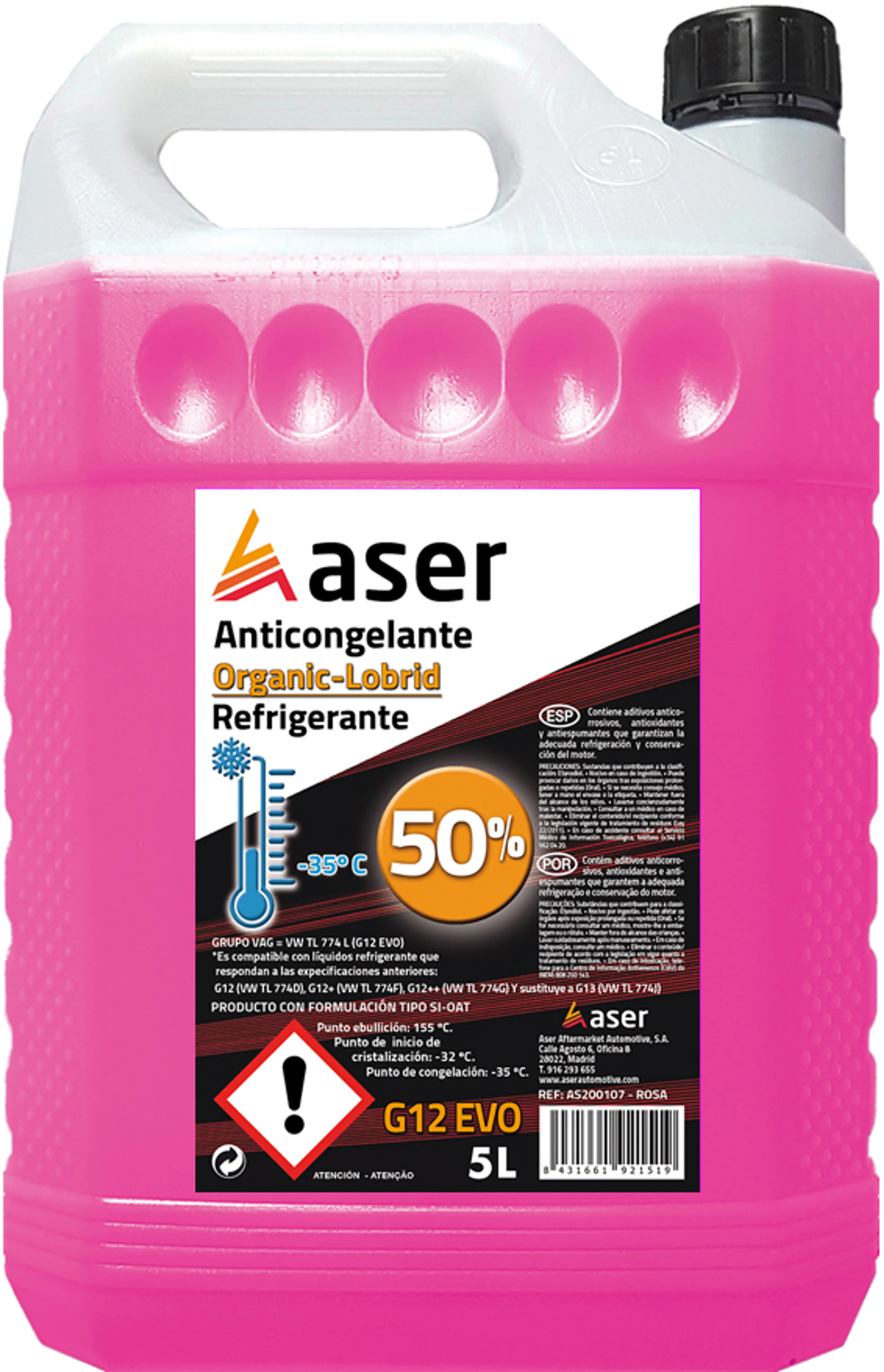 ASER ANTIC. 50% G12EVO P-SI-OAT 5L