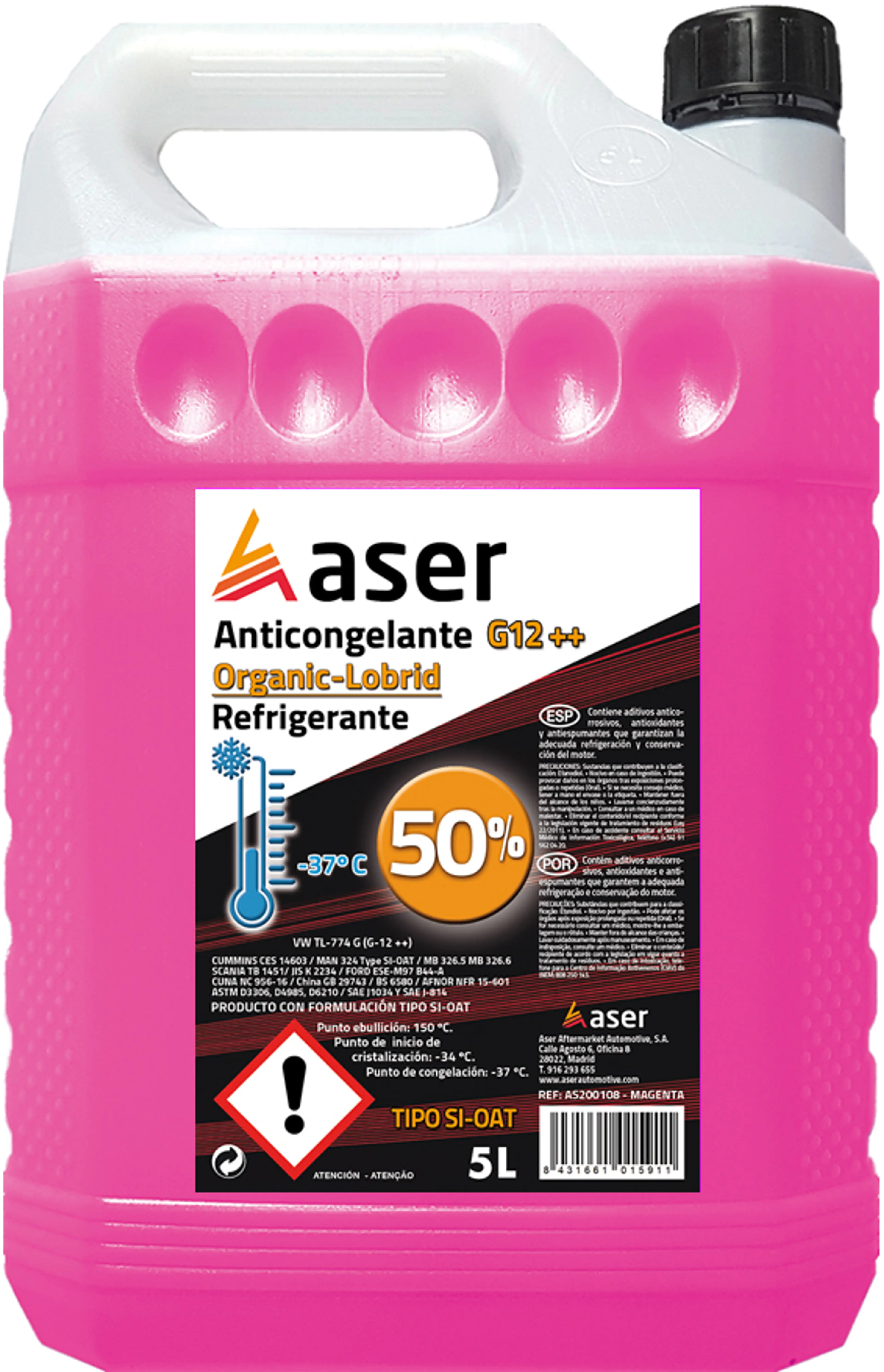 ASER ANTIC. 50% MG. SI-OAT G12++ 5L