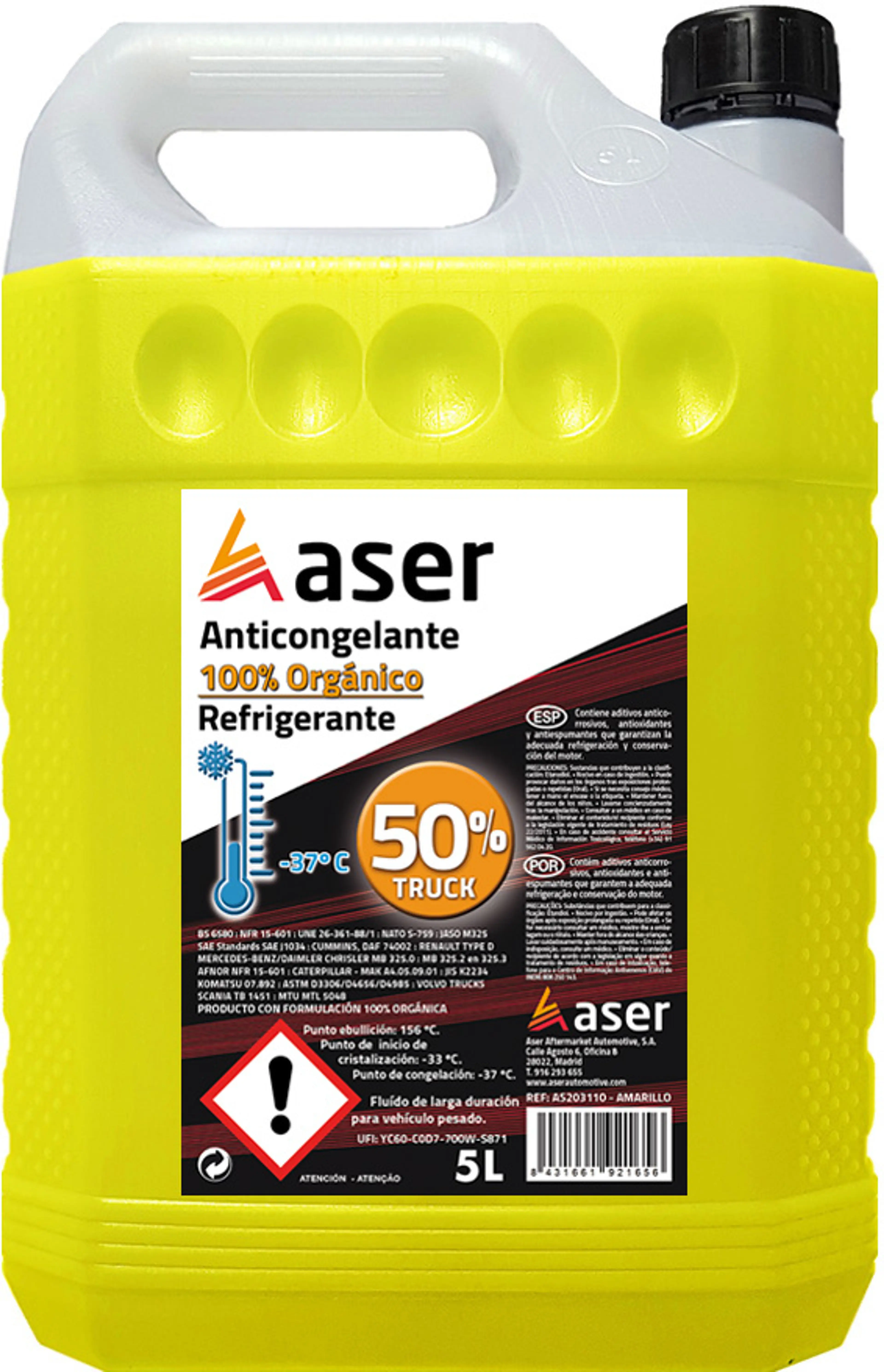 ASER ANTIC. TRUCK 50% AMA. ORG. 5L