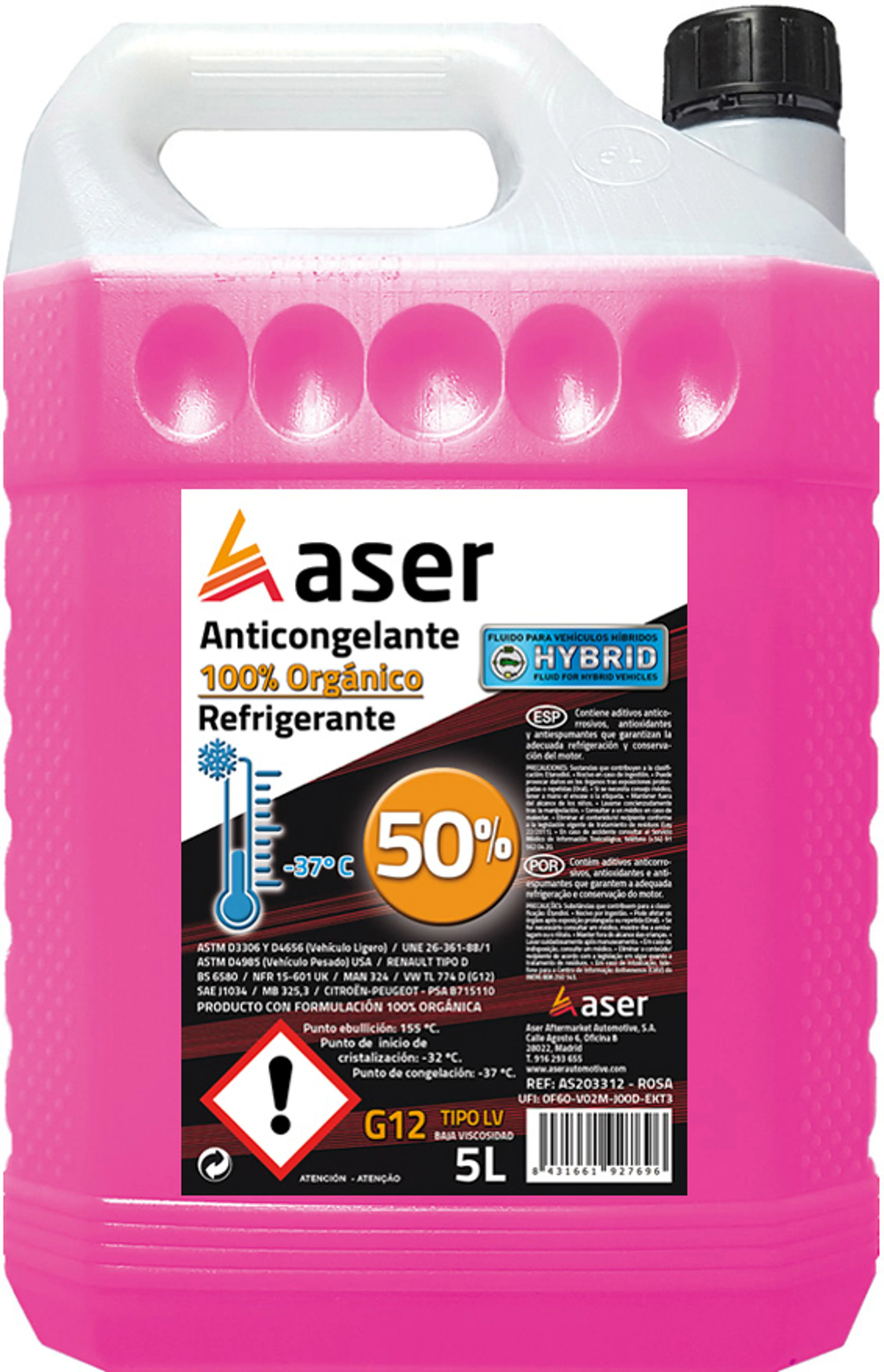 ASER ANTIC. HYBRID 50% ROS. ORG. 5L