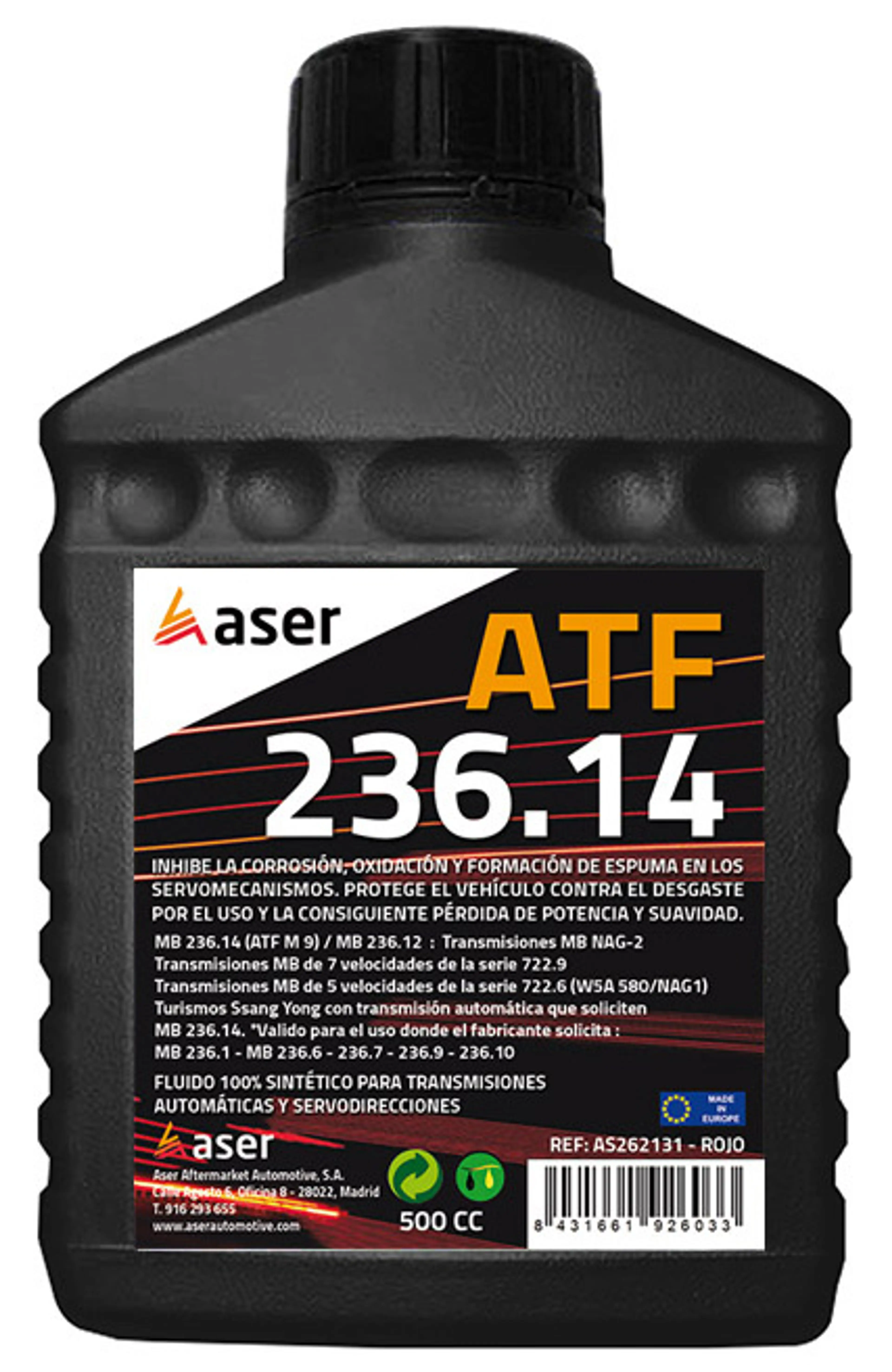 ASER LUB. A.T.F. MB 236.14 100% 500