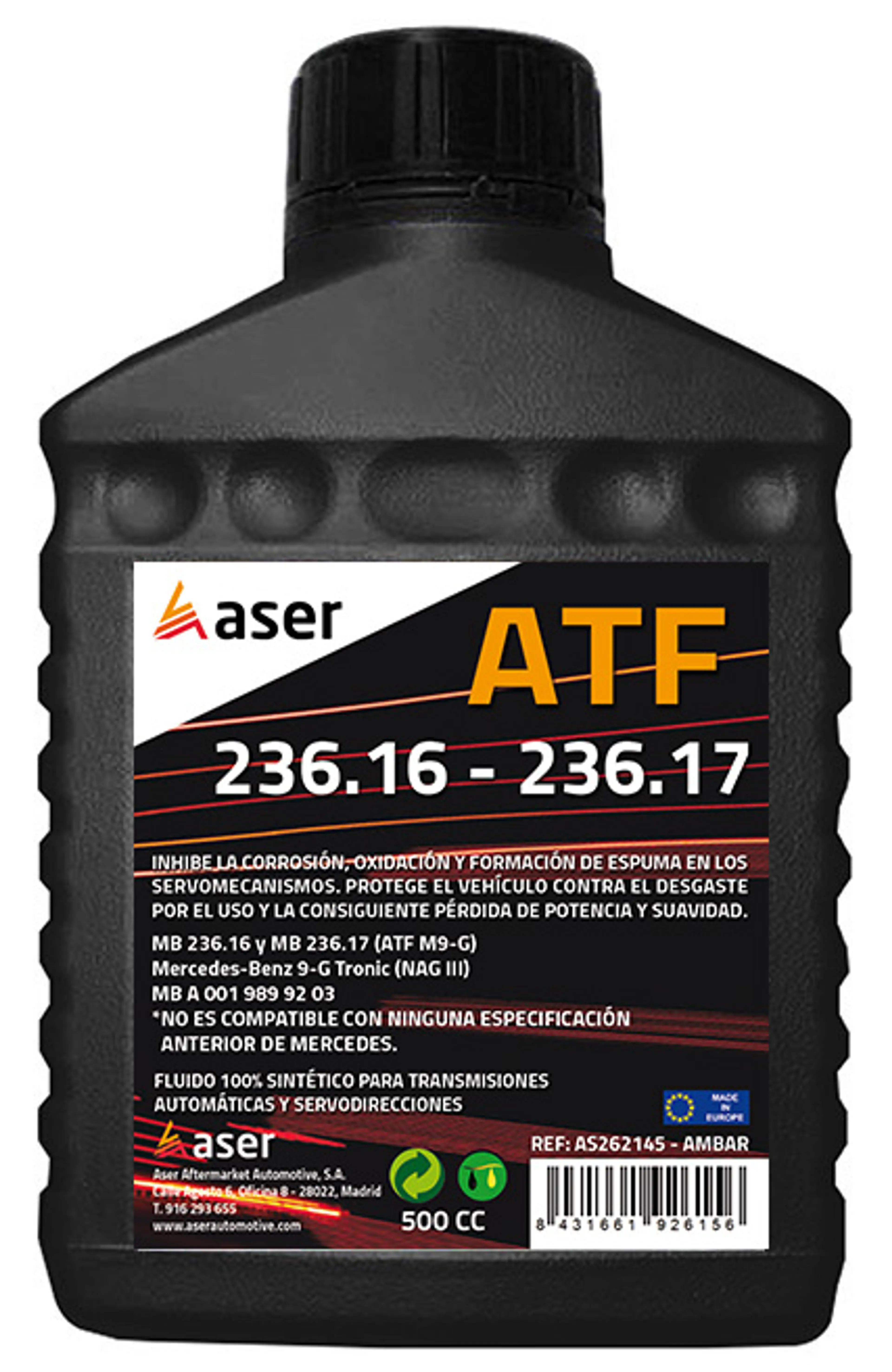 ASER LUB. A.T.F. MB 236.16 100% 50L