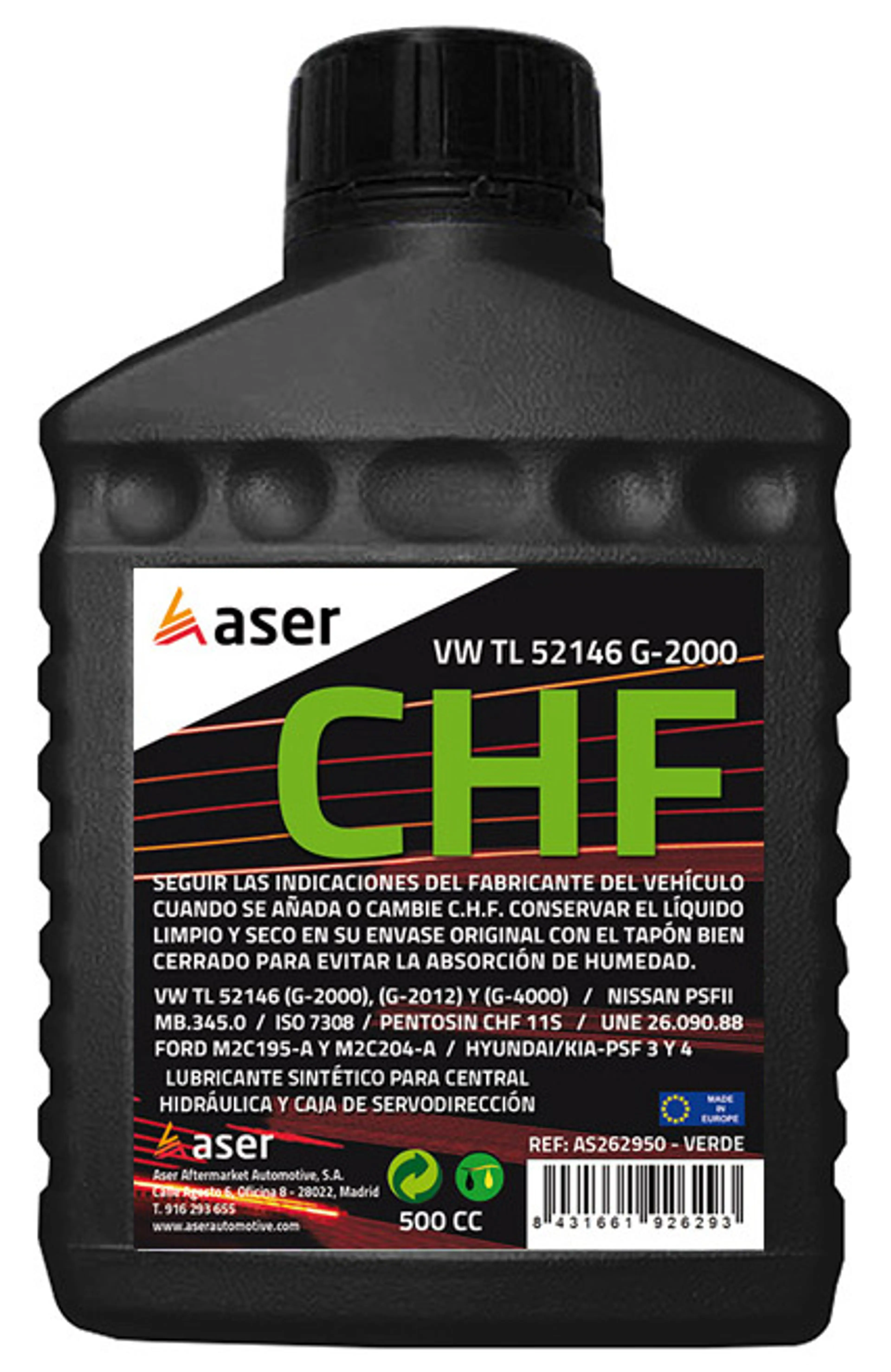 ASER C.H.F. LUB. DIRECCION 500CC