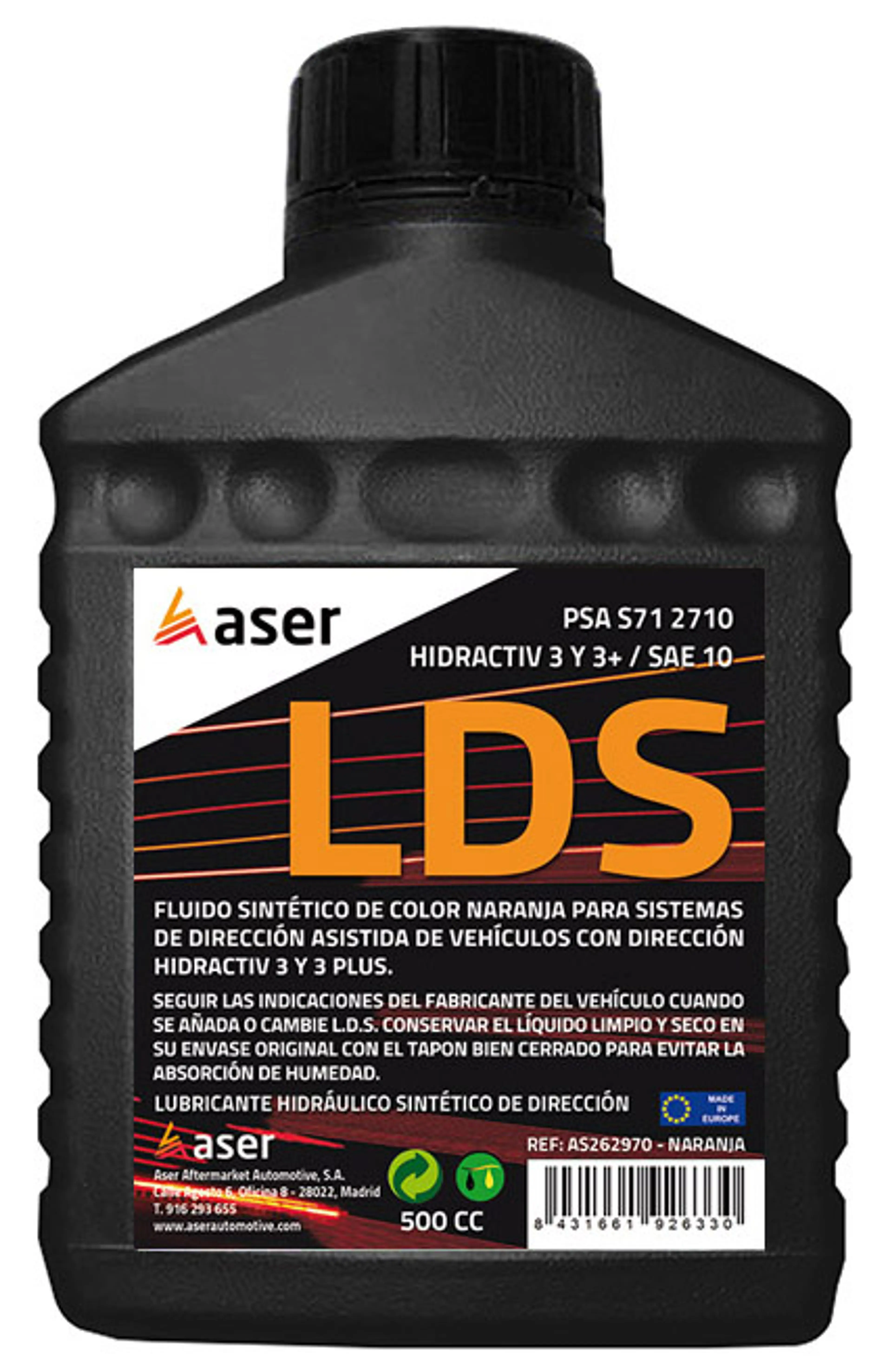 ASER L.D.S. LUB. 3 Y 3+ 500CC