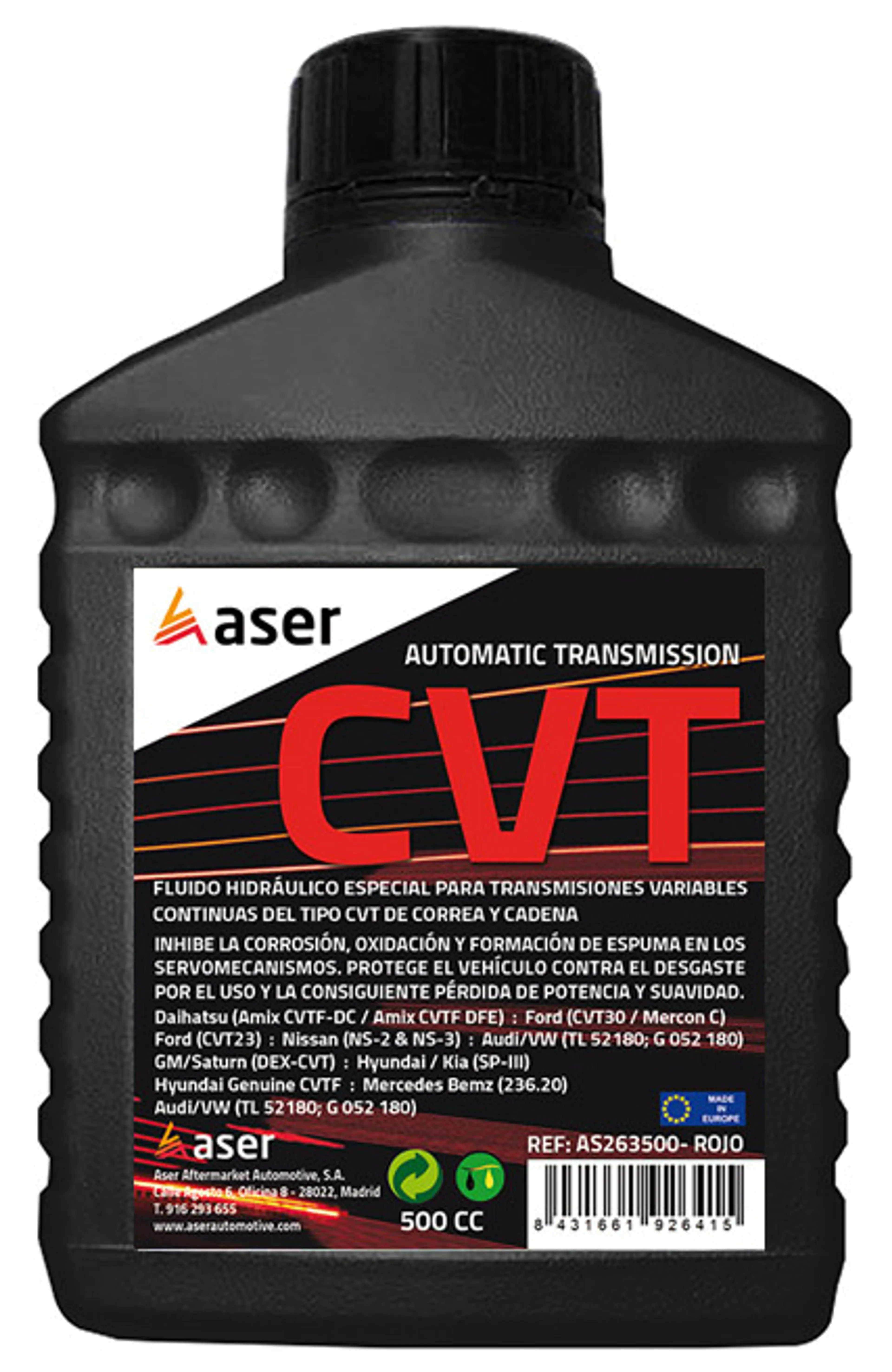 ASER C.V.T. LUB. 100% 20L