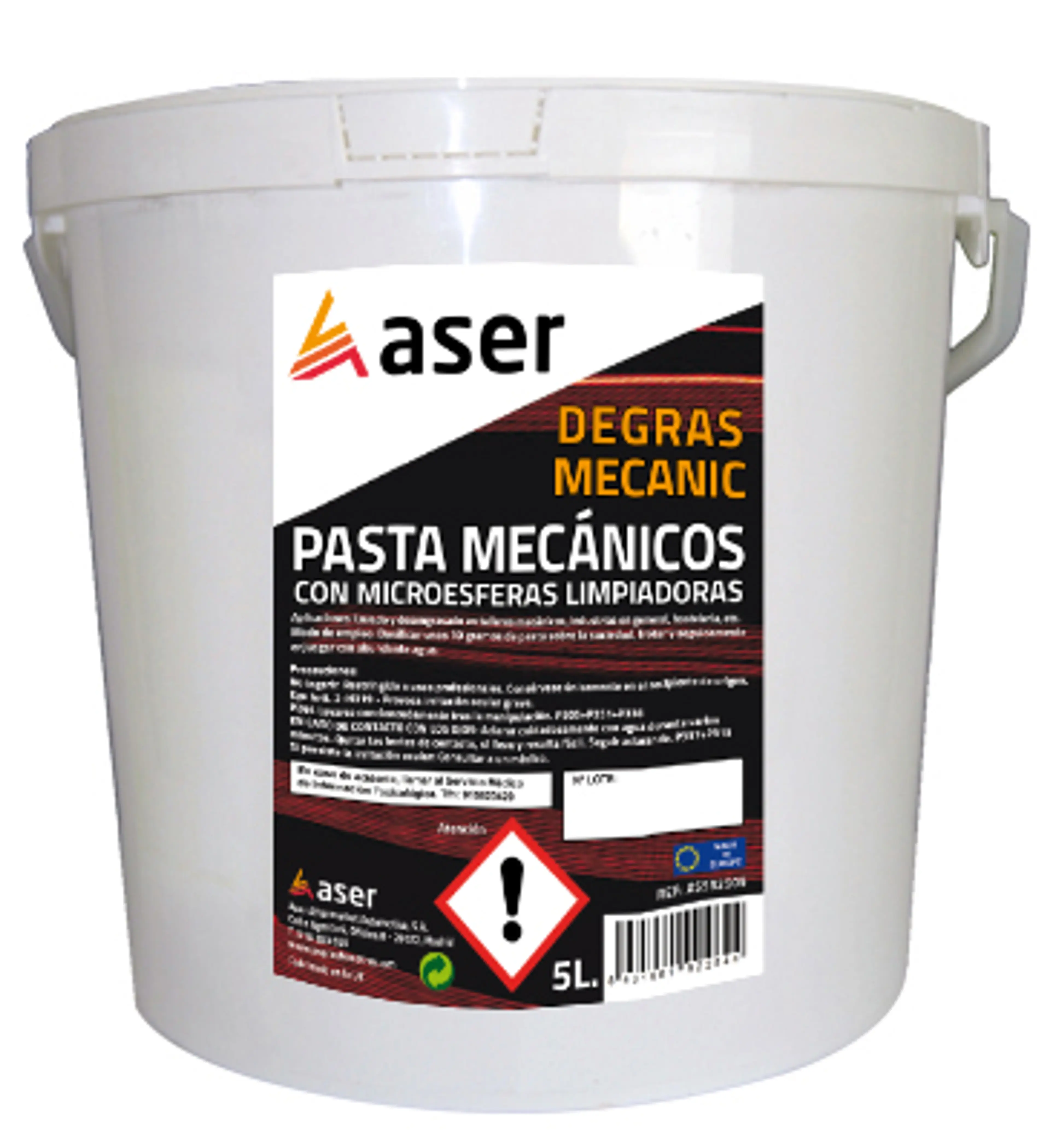 ASER PASTA MECANICOS 5KG.