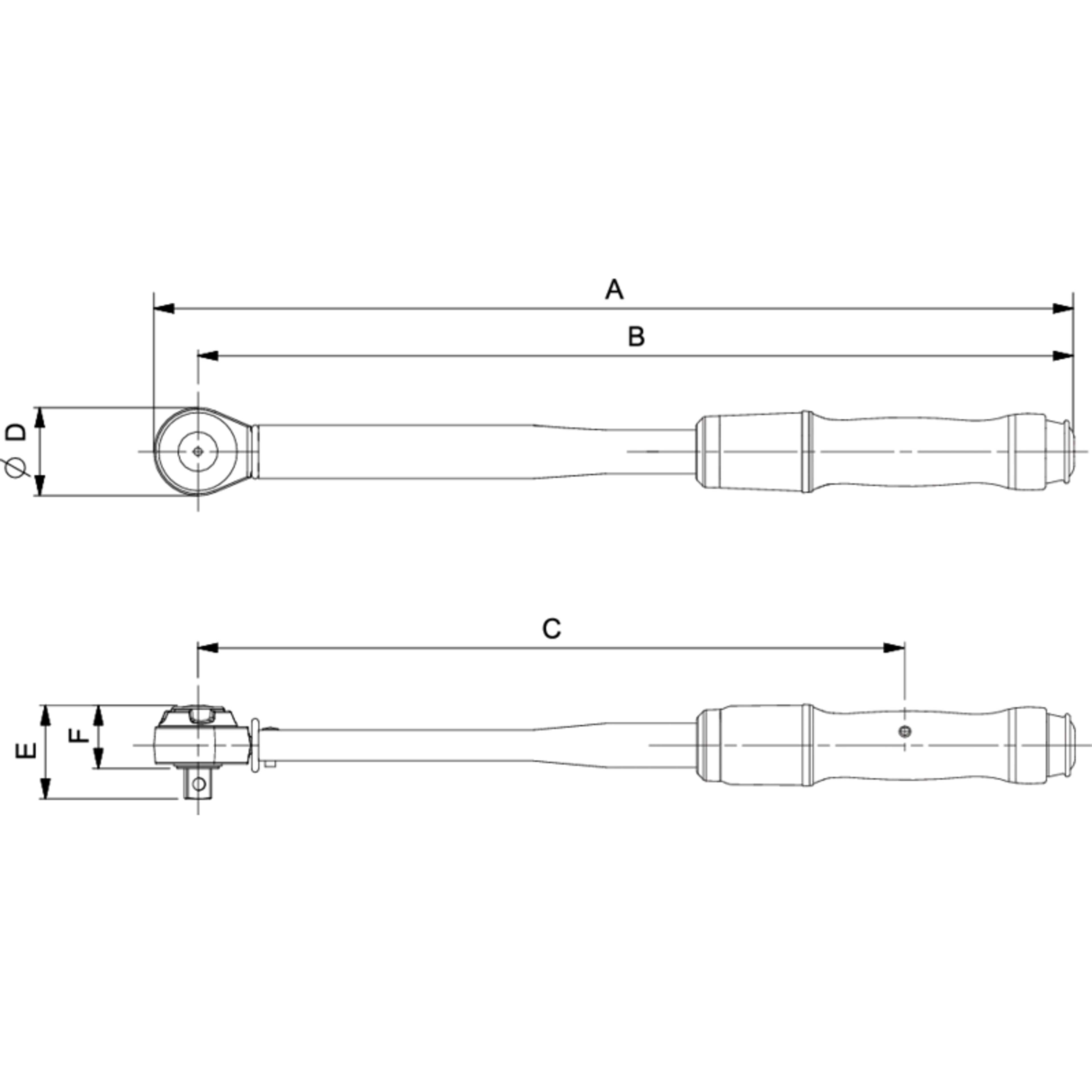 LLAVE DINAMOMÉTRICA 1/2" 20-100NM