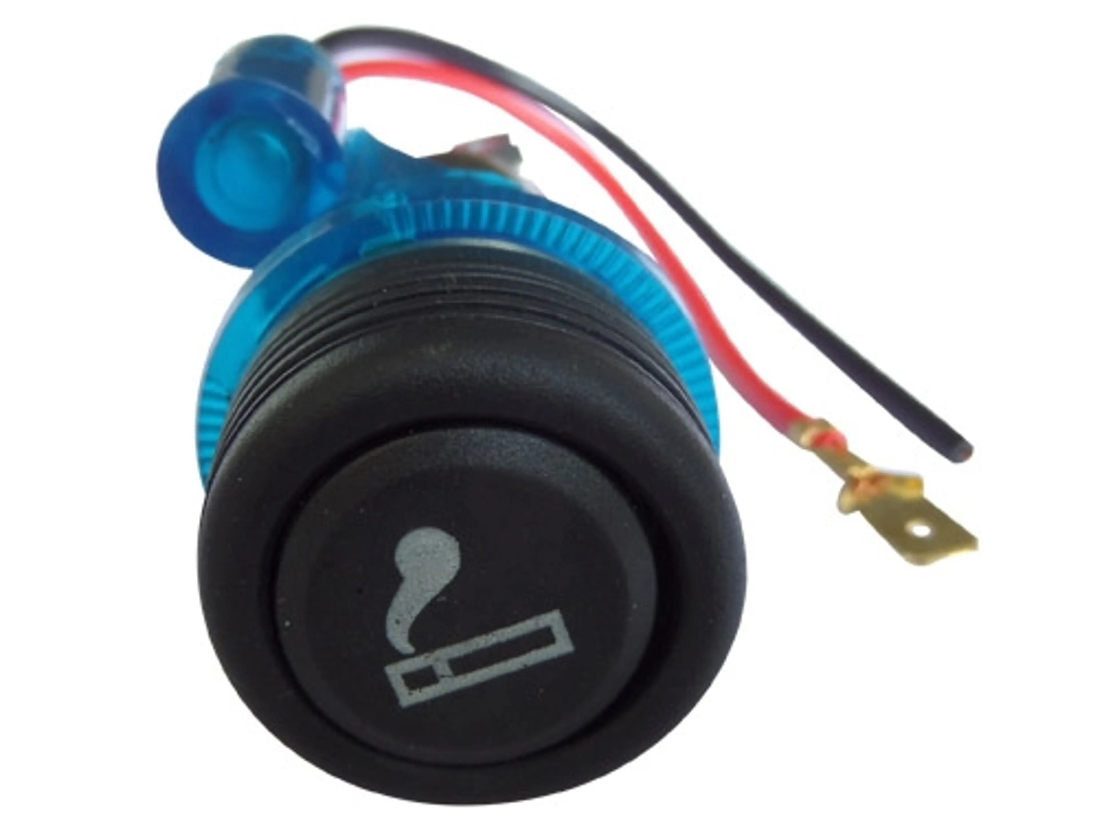 TOMA DE MECHERO CON LUZ AZUL 12-24V
