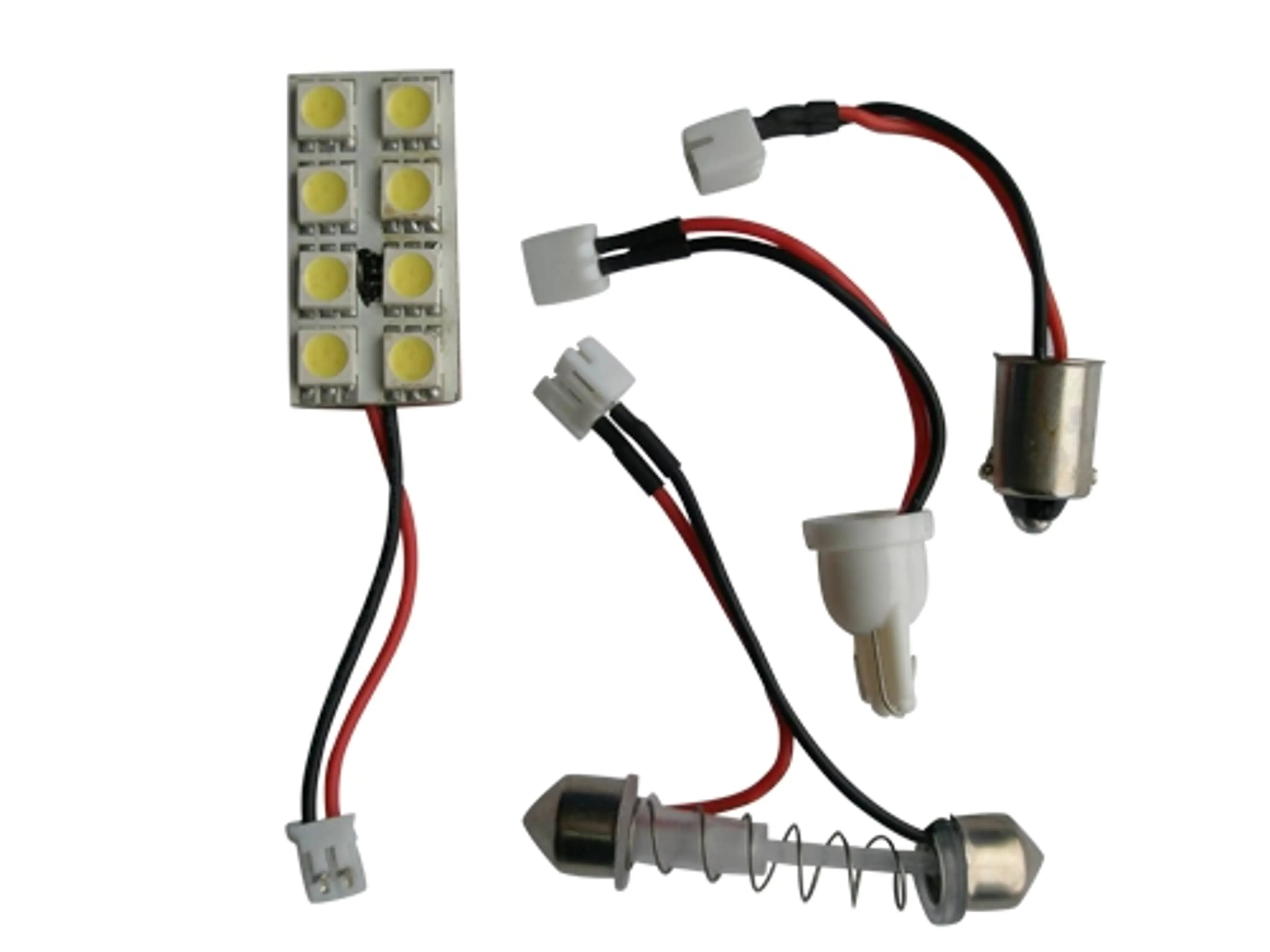 PLACA 8 HP LEDS BLANCOS 30X15MM C/A