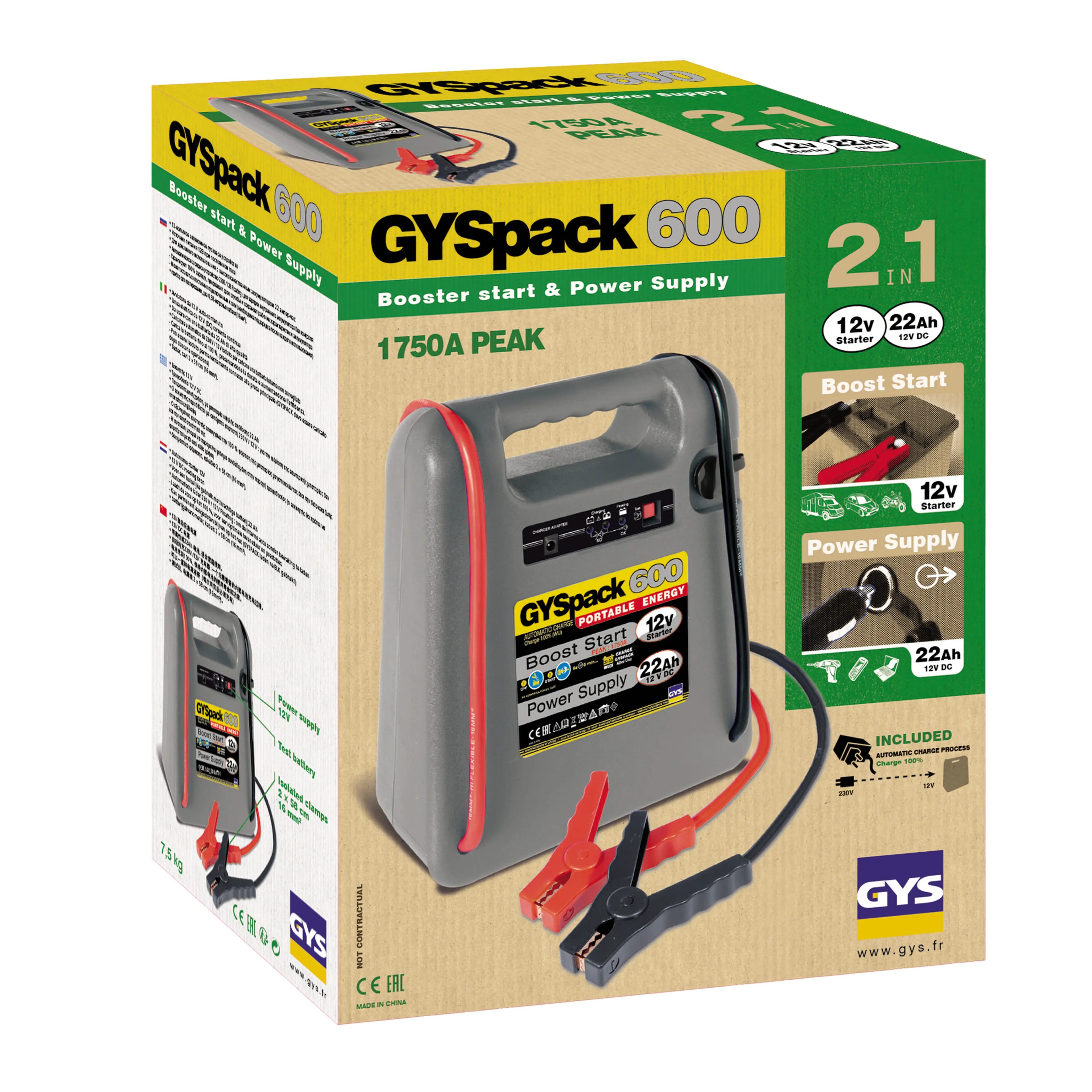 ARRANCADOR AUTÓNOMO GYSPACK 600