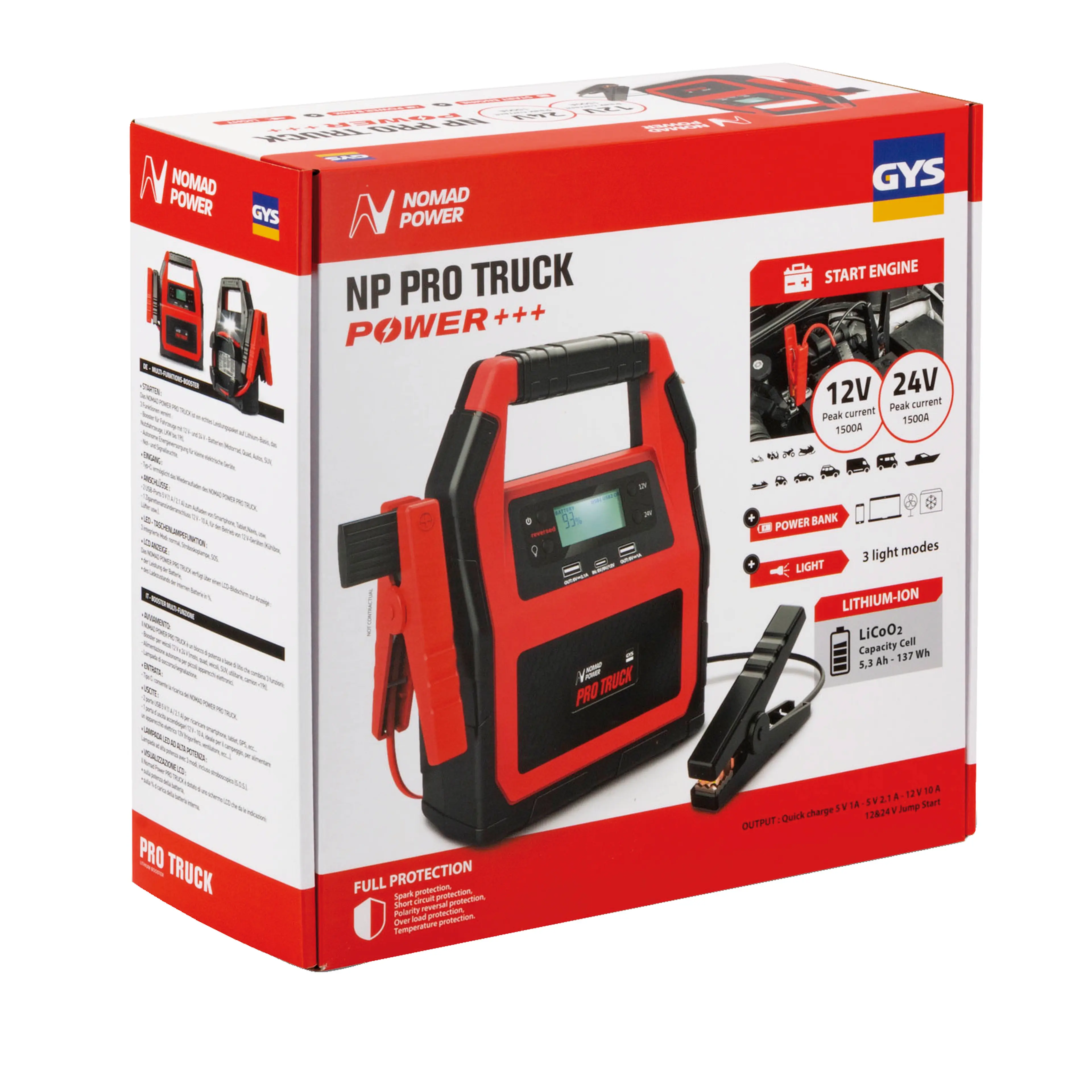 BOOSTER LITIO NOMAD POWER PRO TRUCK