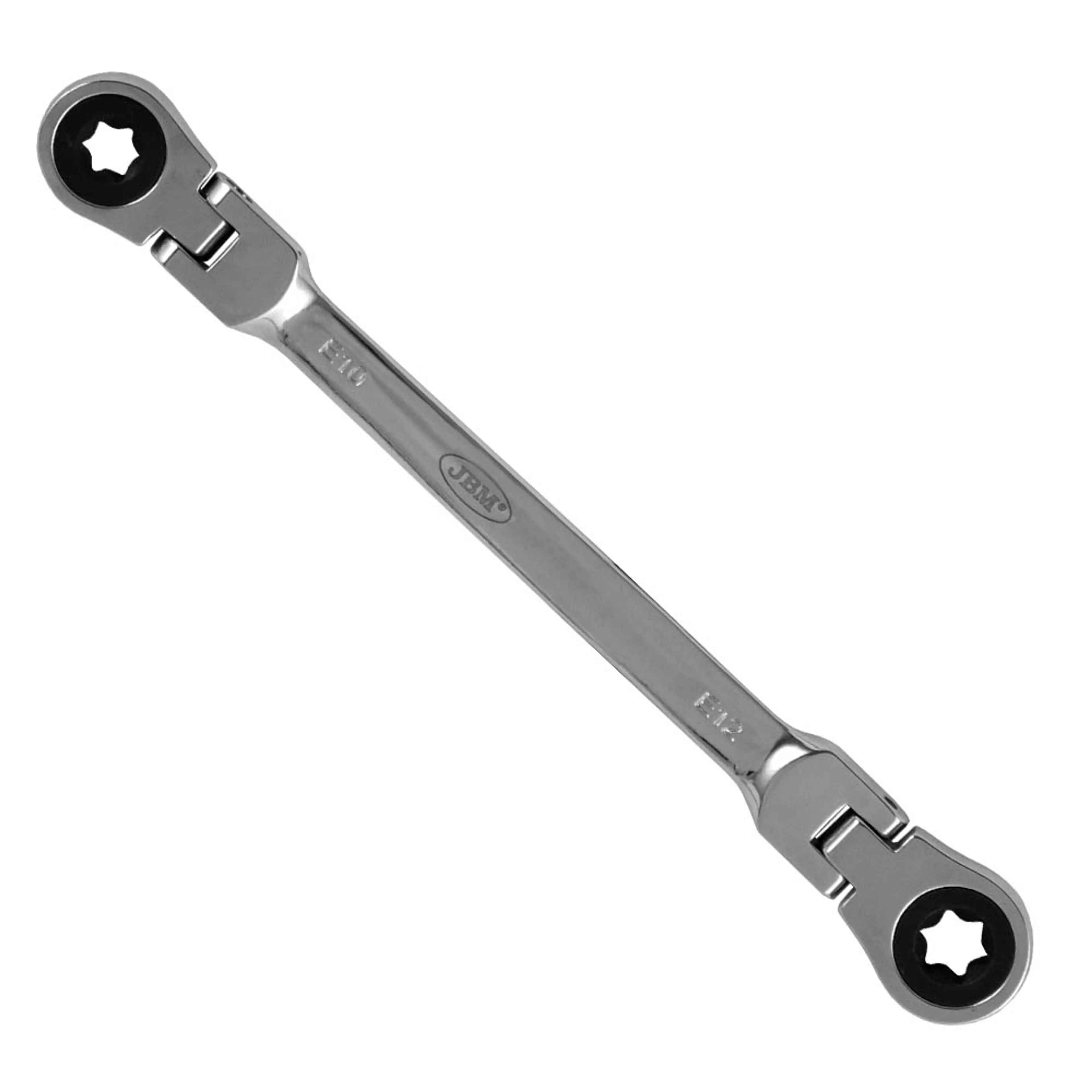 LLAVE ARTICULADA TRINQUETE TORX E20