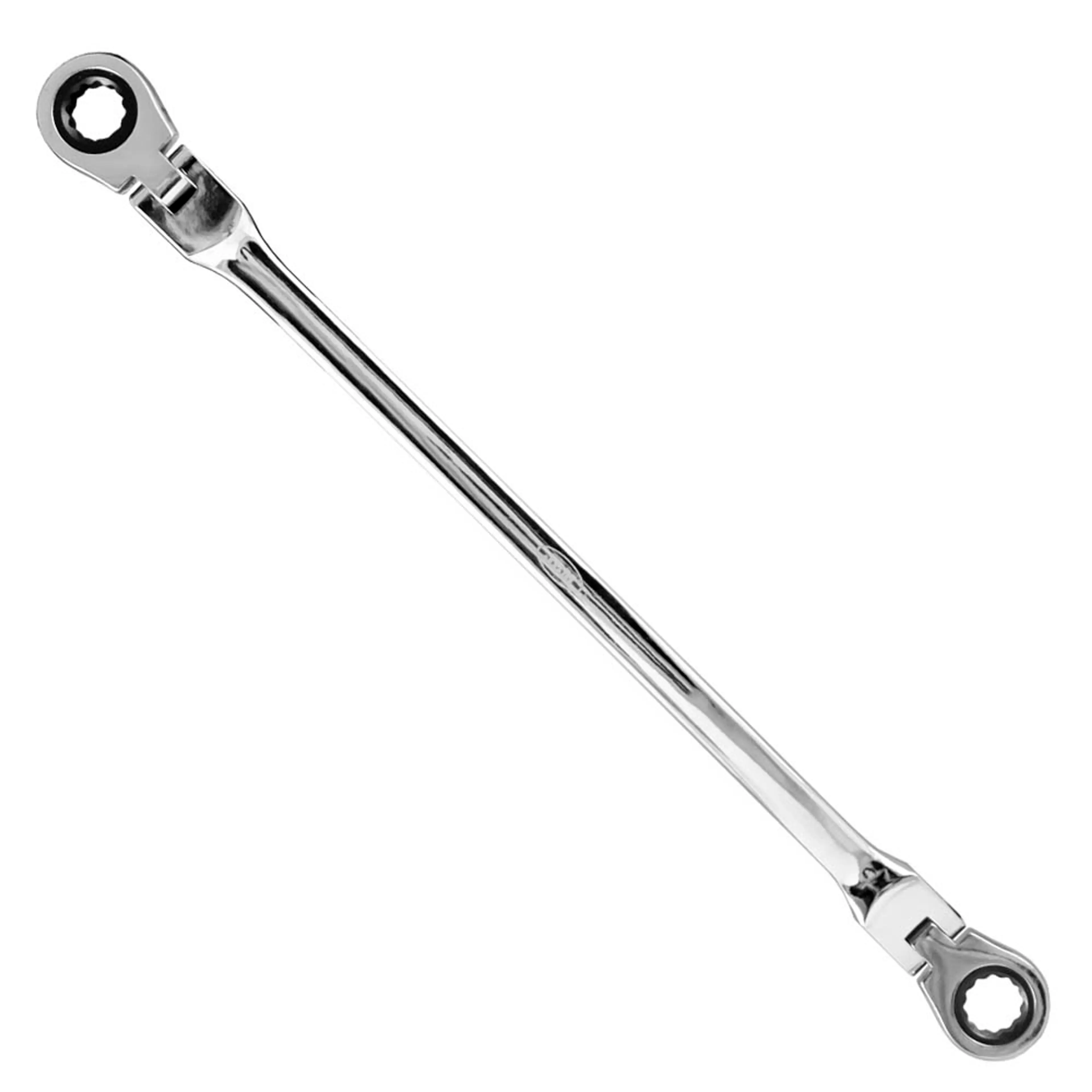 LLAVE ARTICULADA CON TRINQUETE  17X