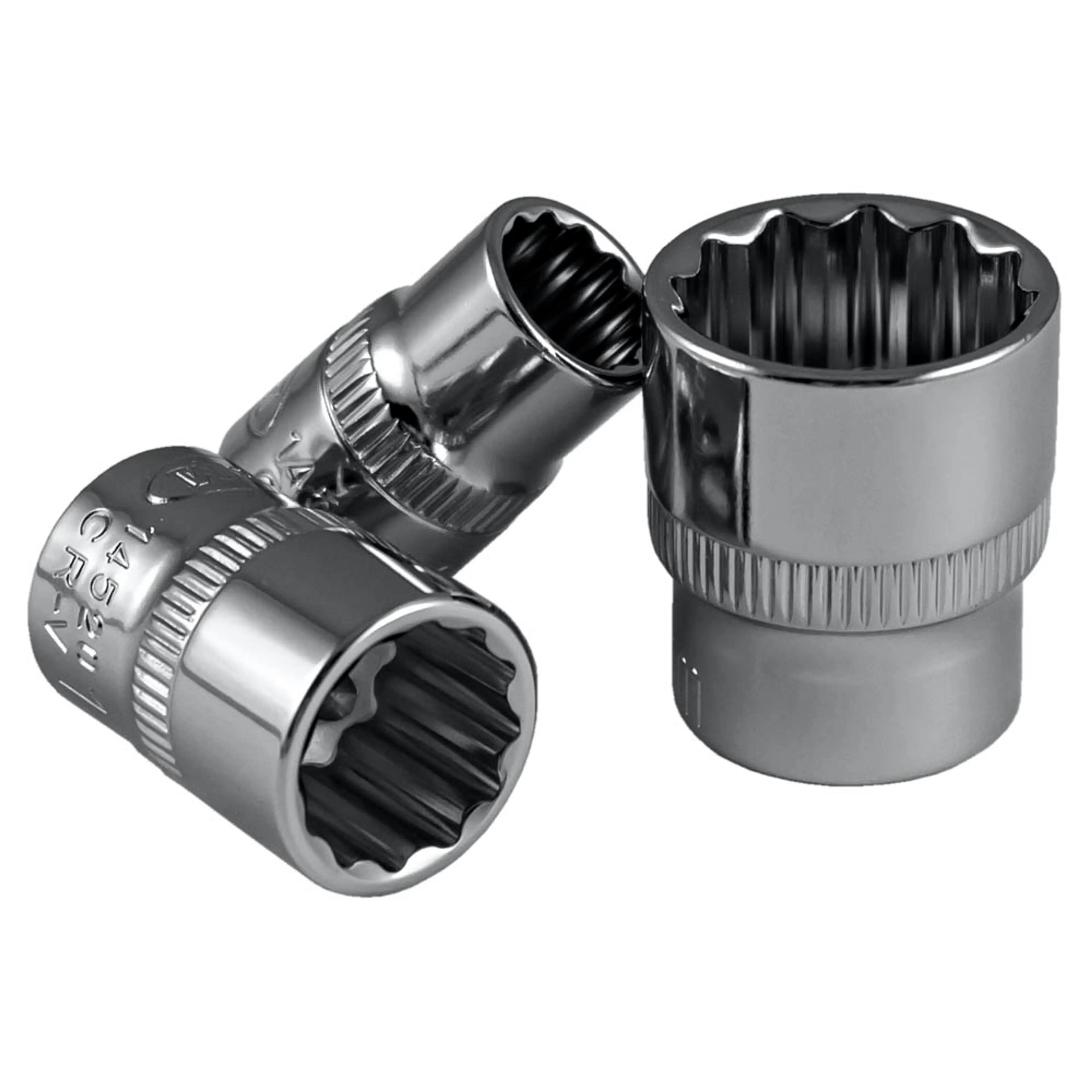 VASO CORTO 12 CANTOS 3/8" DE 14MM -