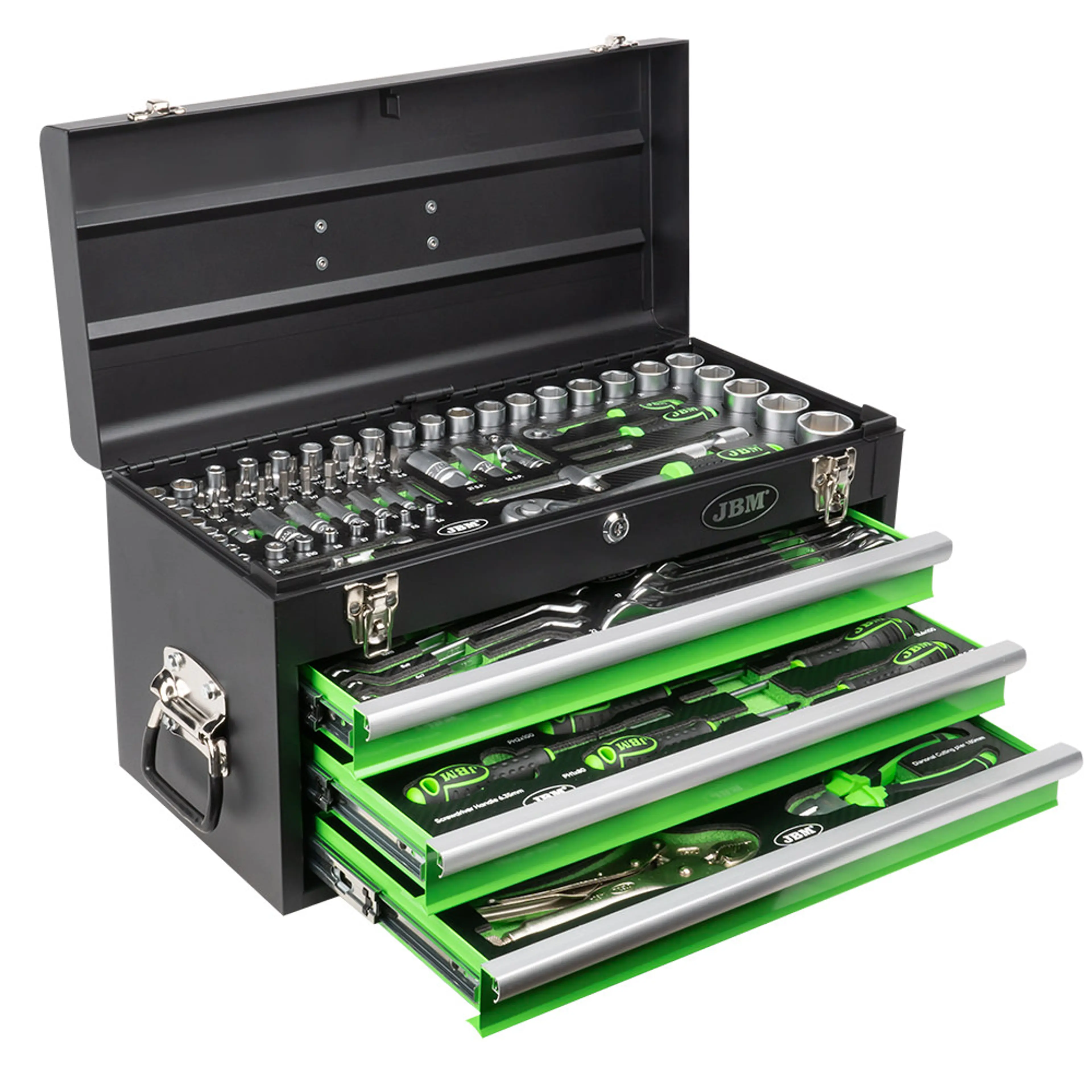 CAJA METÁLICA CON HERRAMIENTAS 143