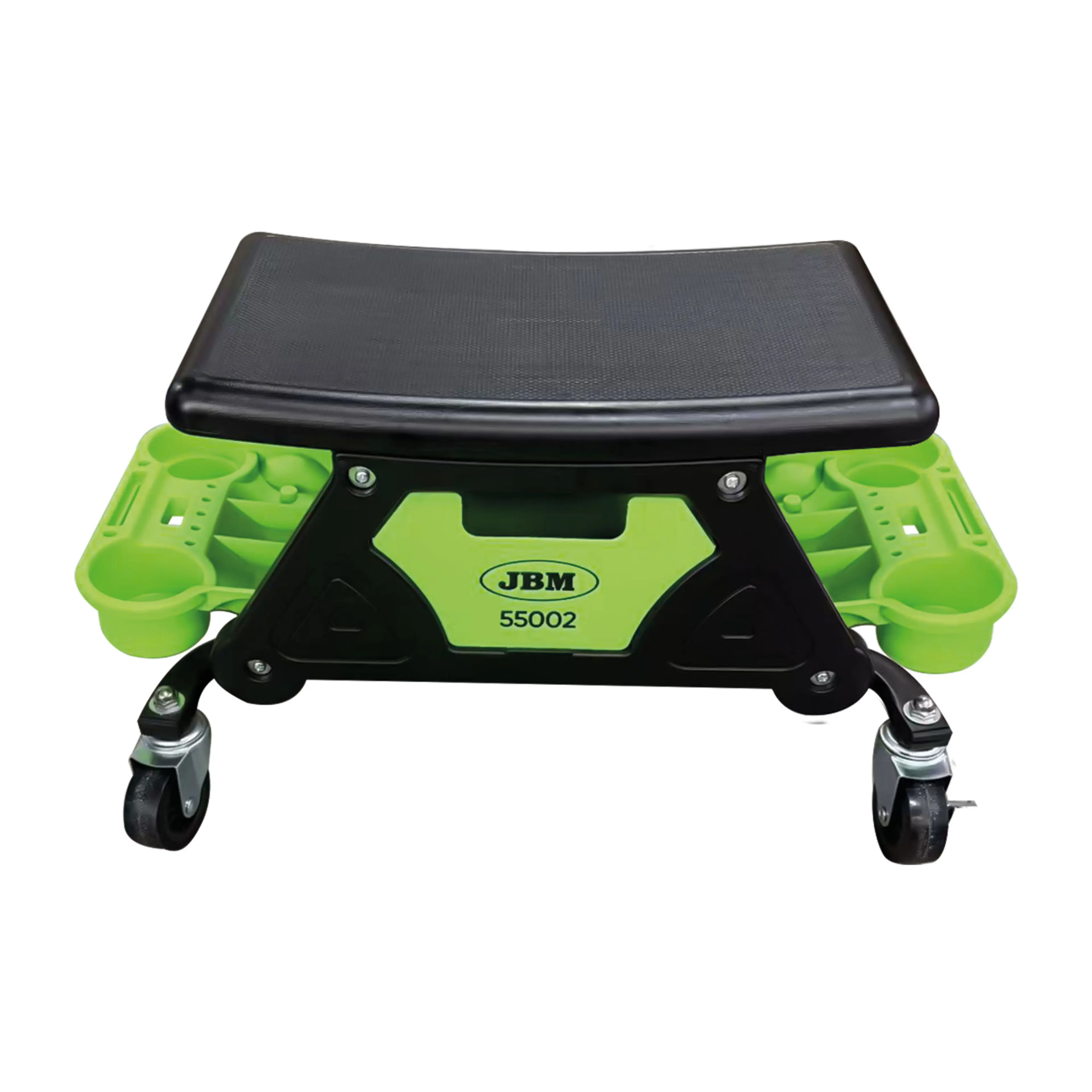 TABURETE DE ACERO CON BANDEJAS EXTR