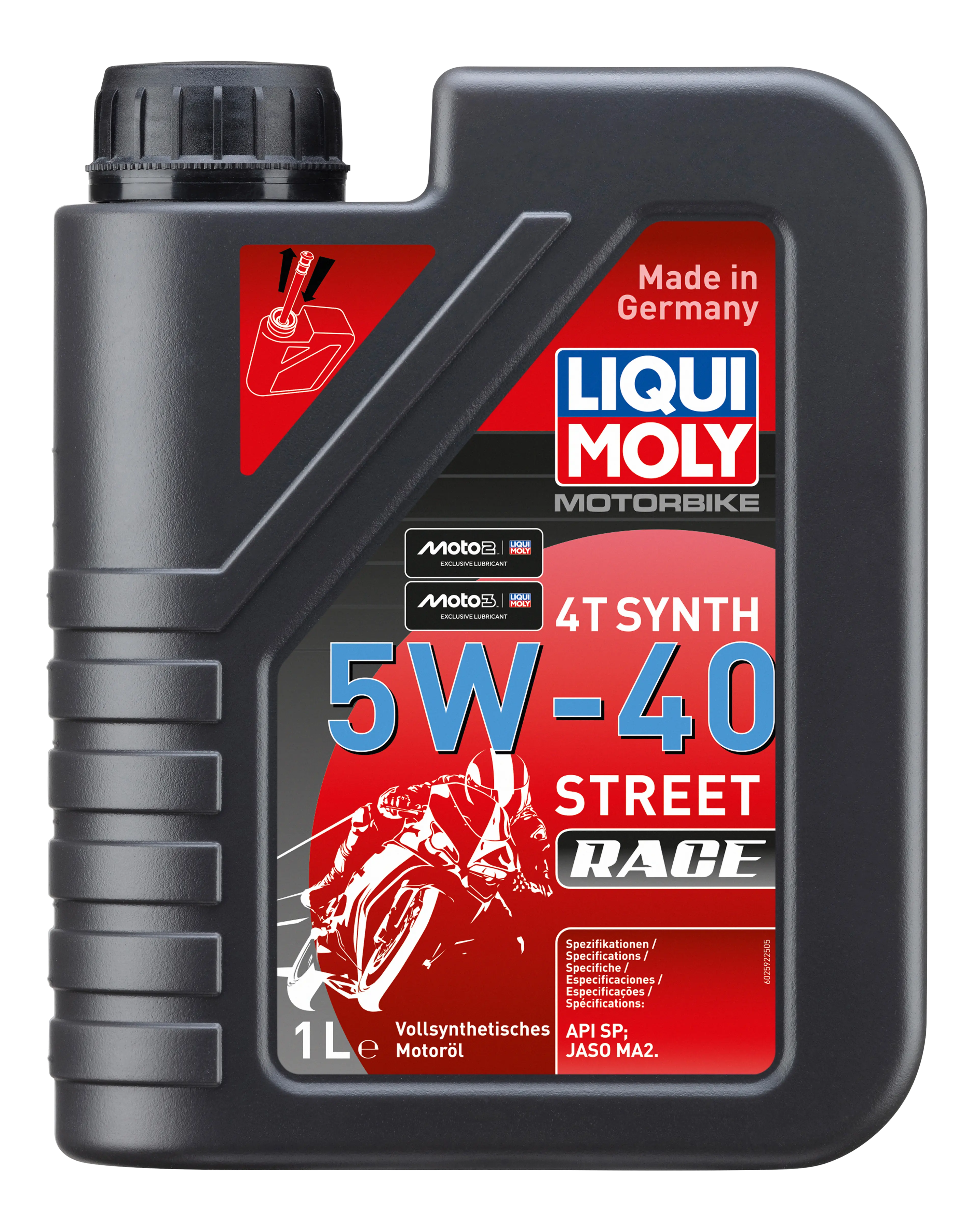 MOTORBIKE 4T SYNTH 5W-40 STREET RAC