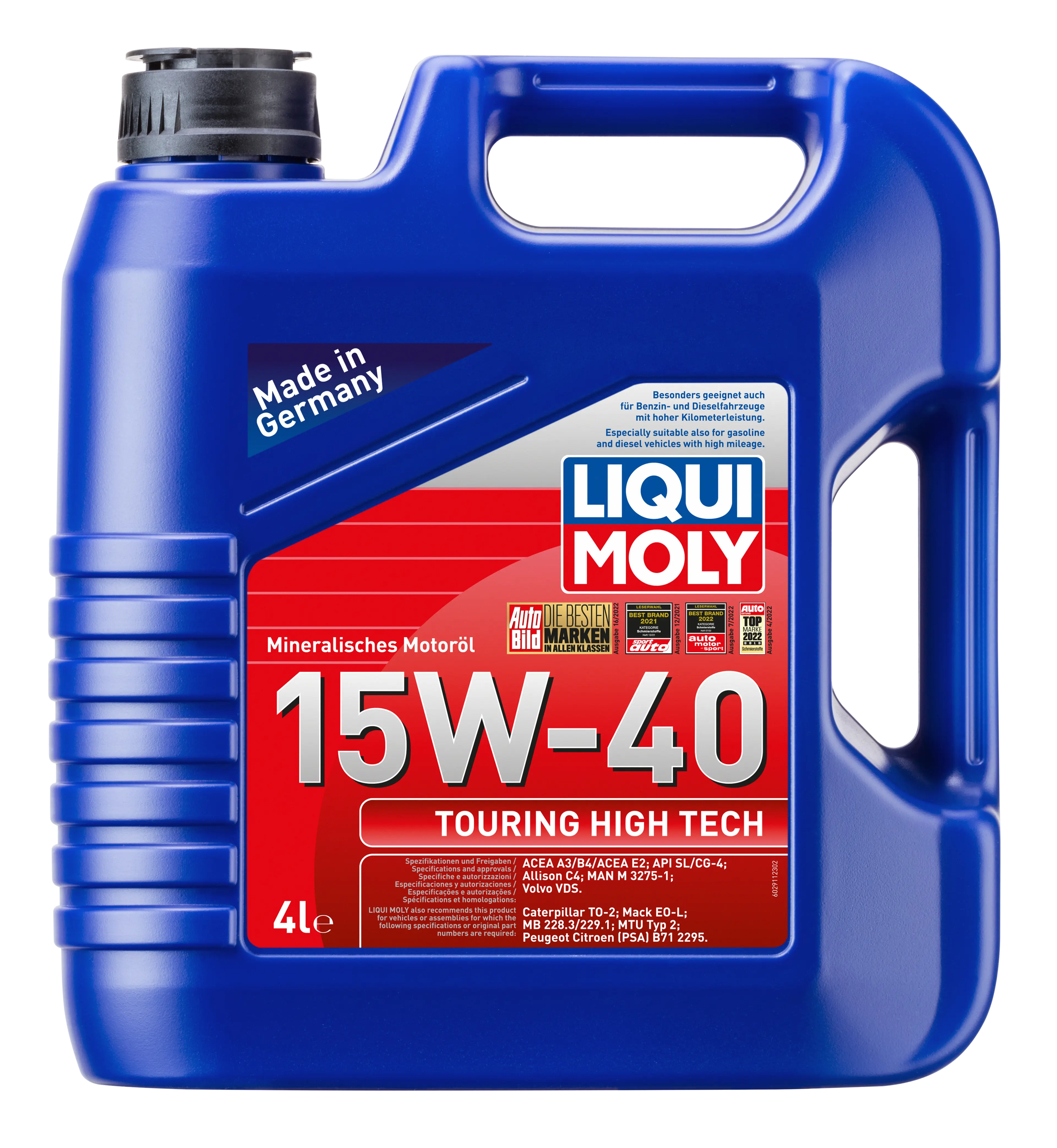 TOURING HIGH TECH 15W-40 4L