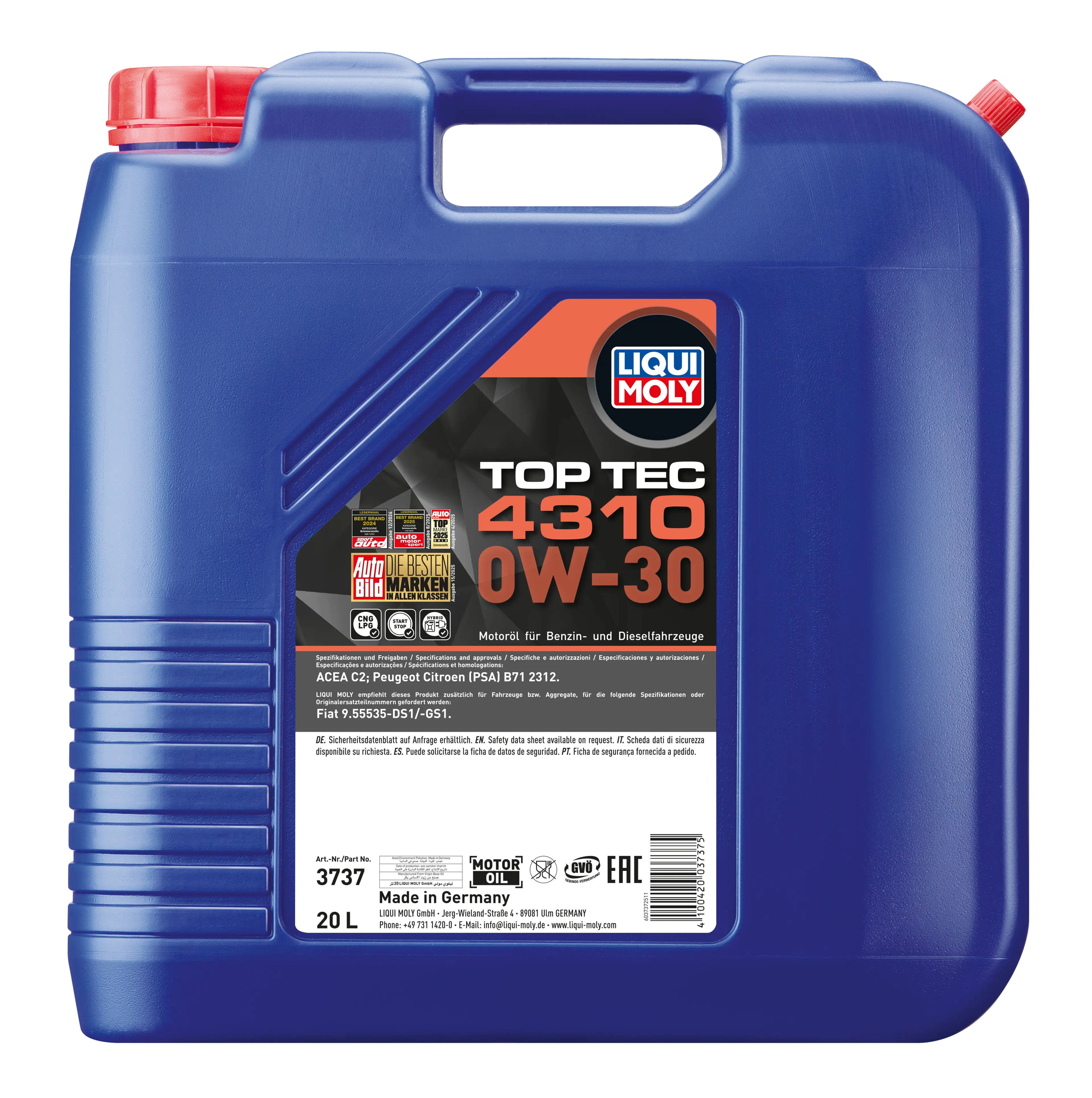 TOP TEC 4310 0W-30 20L