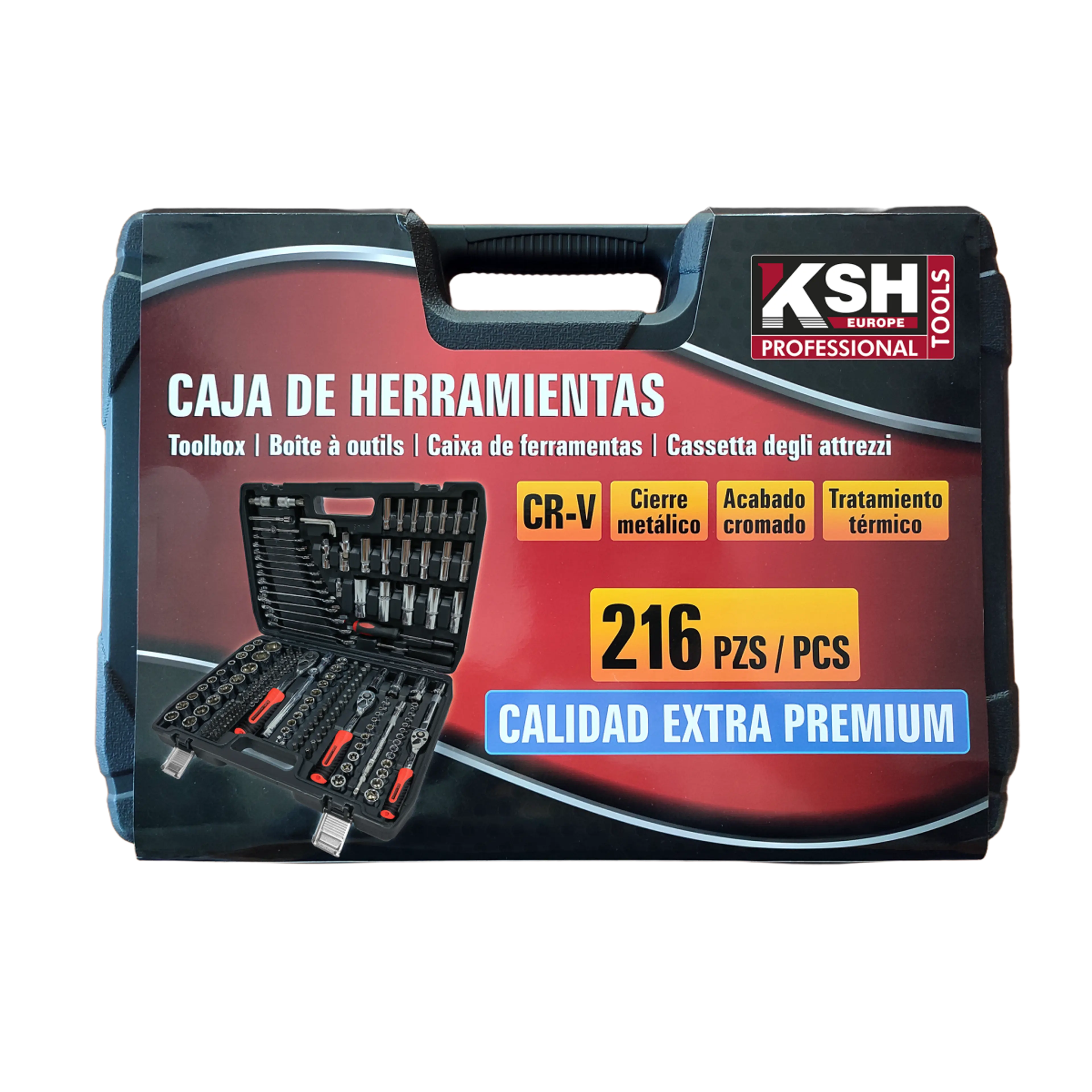 KSH CAJA HERRAMIENTAS 216PZ